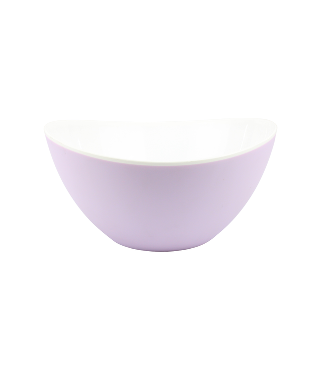 Aura Saladeschaal - Paars/Wit
