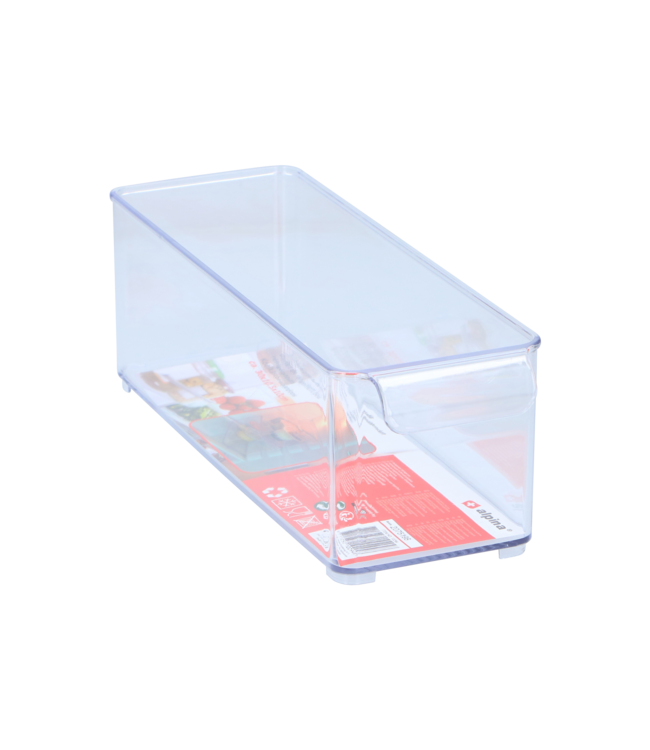 Alpina Fridge storage box 30x10x10 cm - Transparent