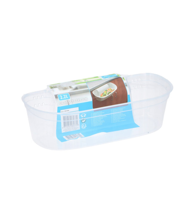 Arbeitsplattenabfallbehälter 2.2L - Transparent