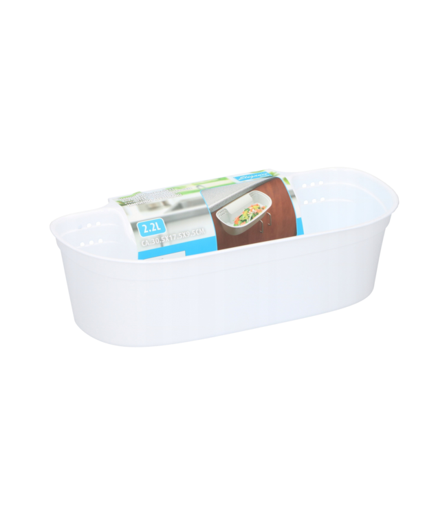 Arbeitsplattenabfallbehälter 2.2L - Weiß