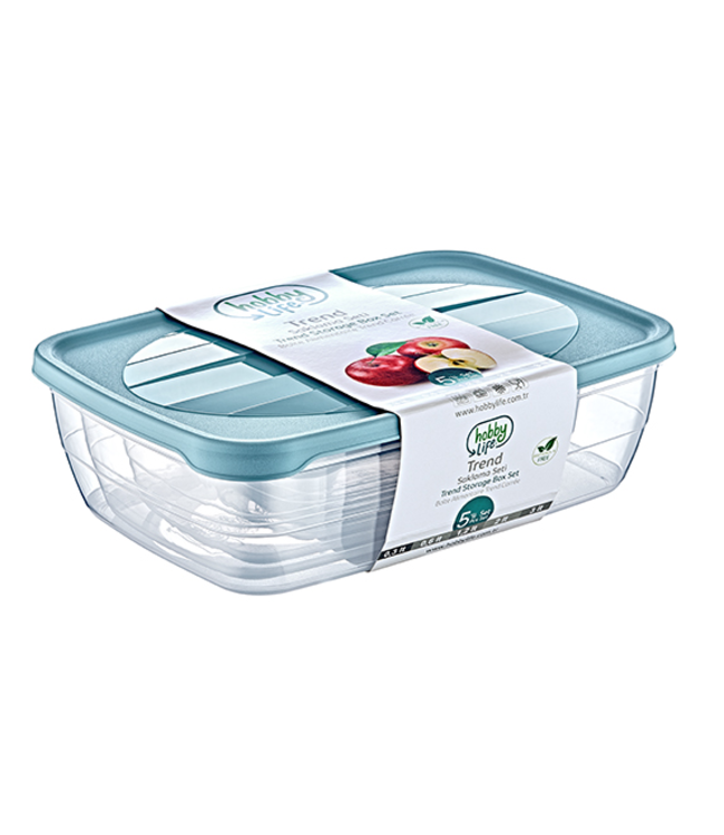 Trend Storage Set (0.3+0.6+1.2+2+3L)