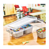 Organizer mit 3 Fächern - Grau