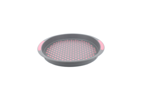 Dienblad Antislip Ø40 cm - Roze/Grijs