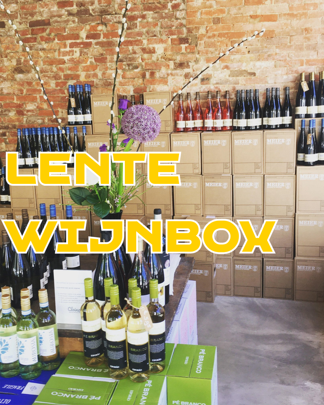 Lente wijnbox