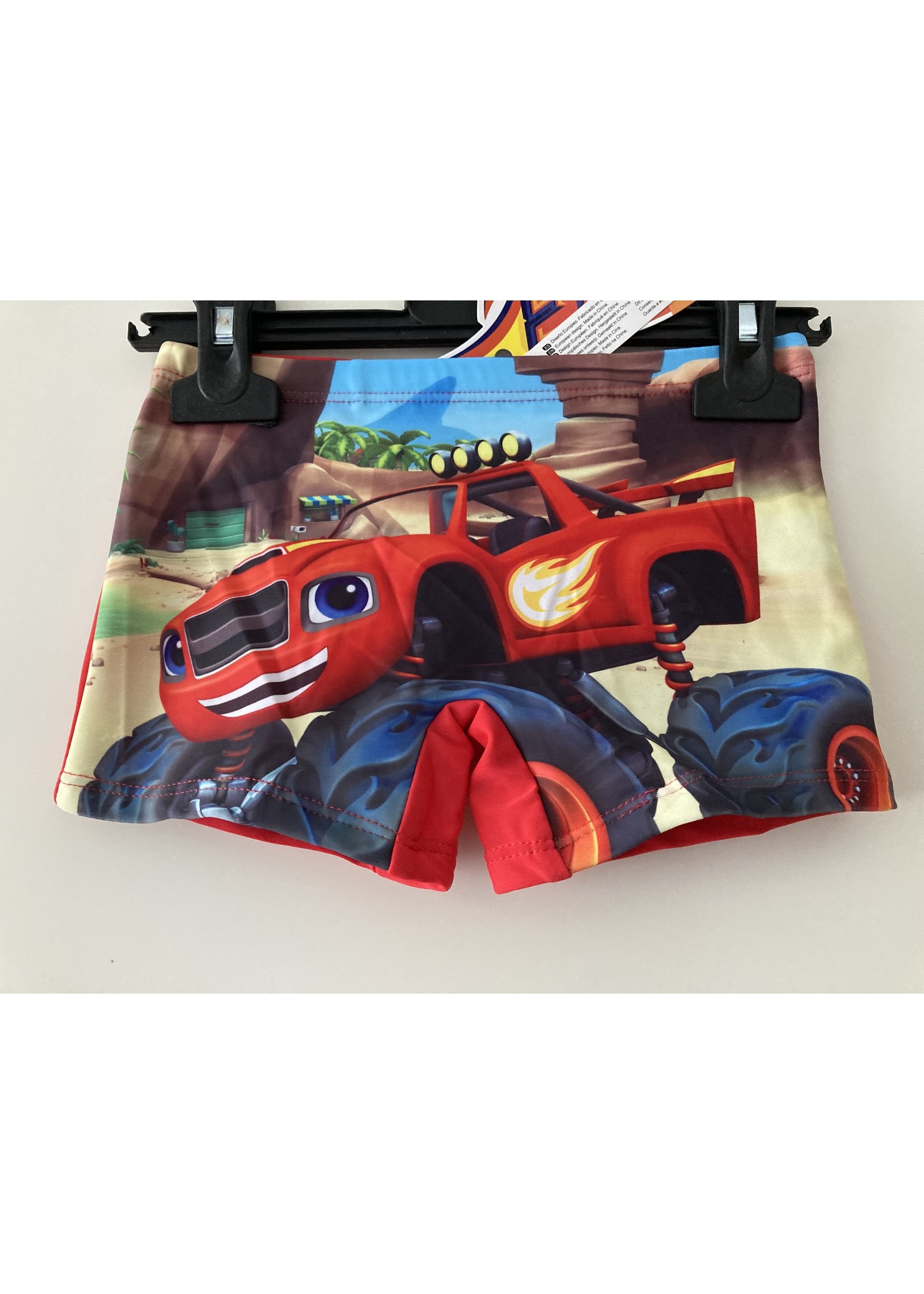 Nickelodeon Blaze swim shorts from Nickelodeon red