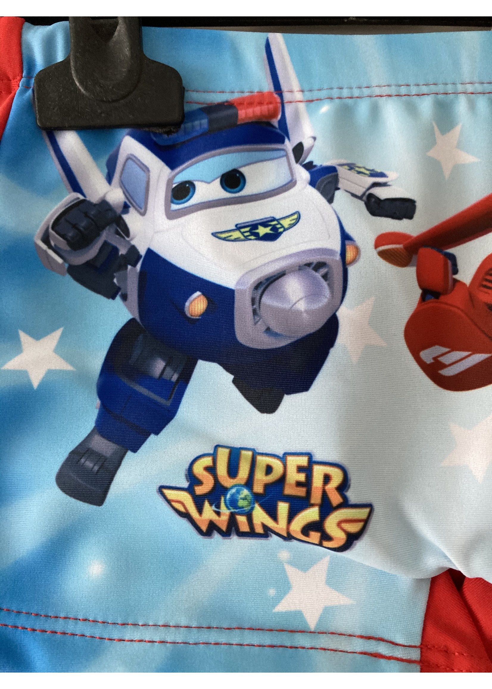 DC Comics Szorty kąpielowe SuperWings od DC Comics niebiesko-czerwone