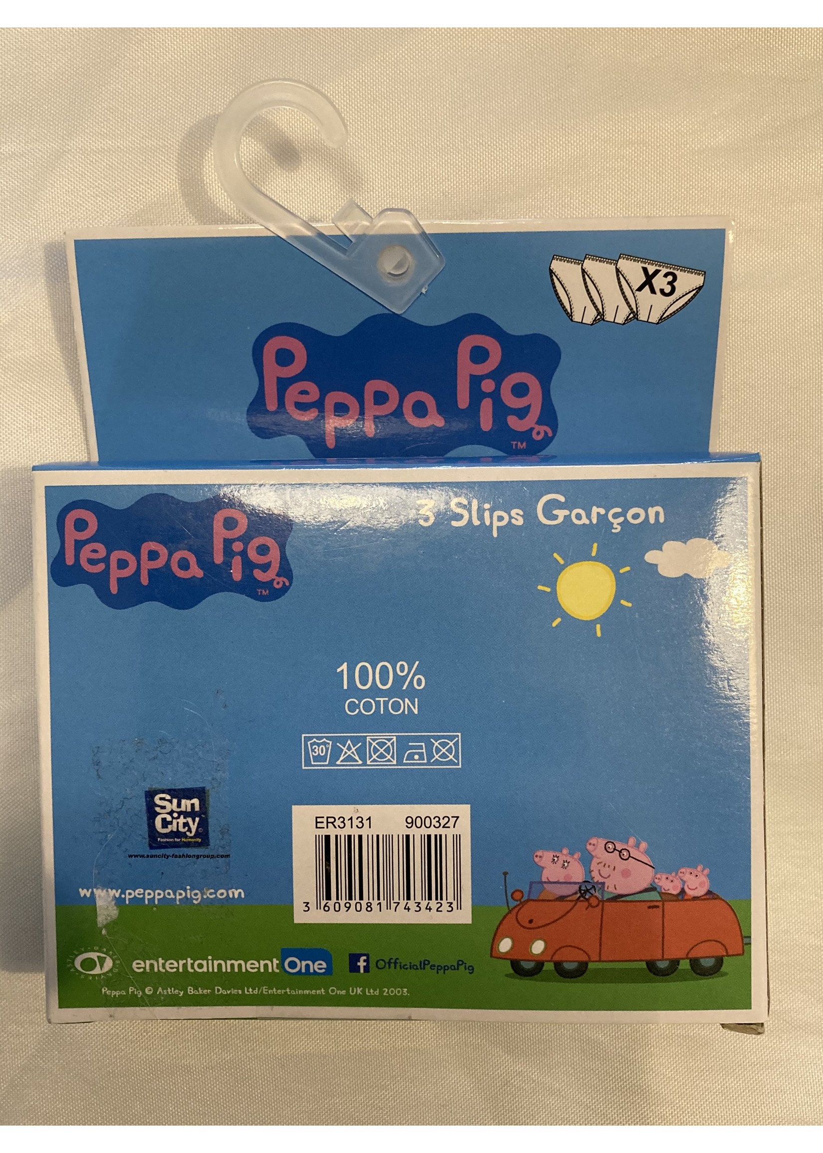 Peppa Pig  Figi Świnka Peppa 3 sztuki