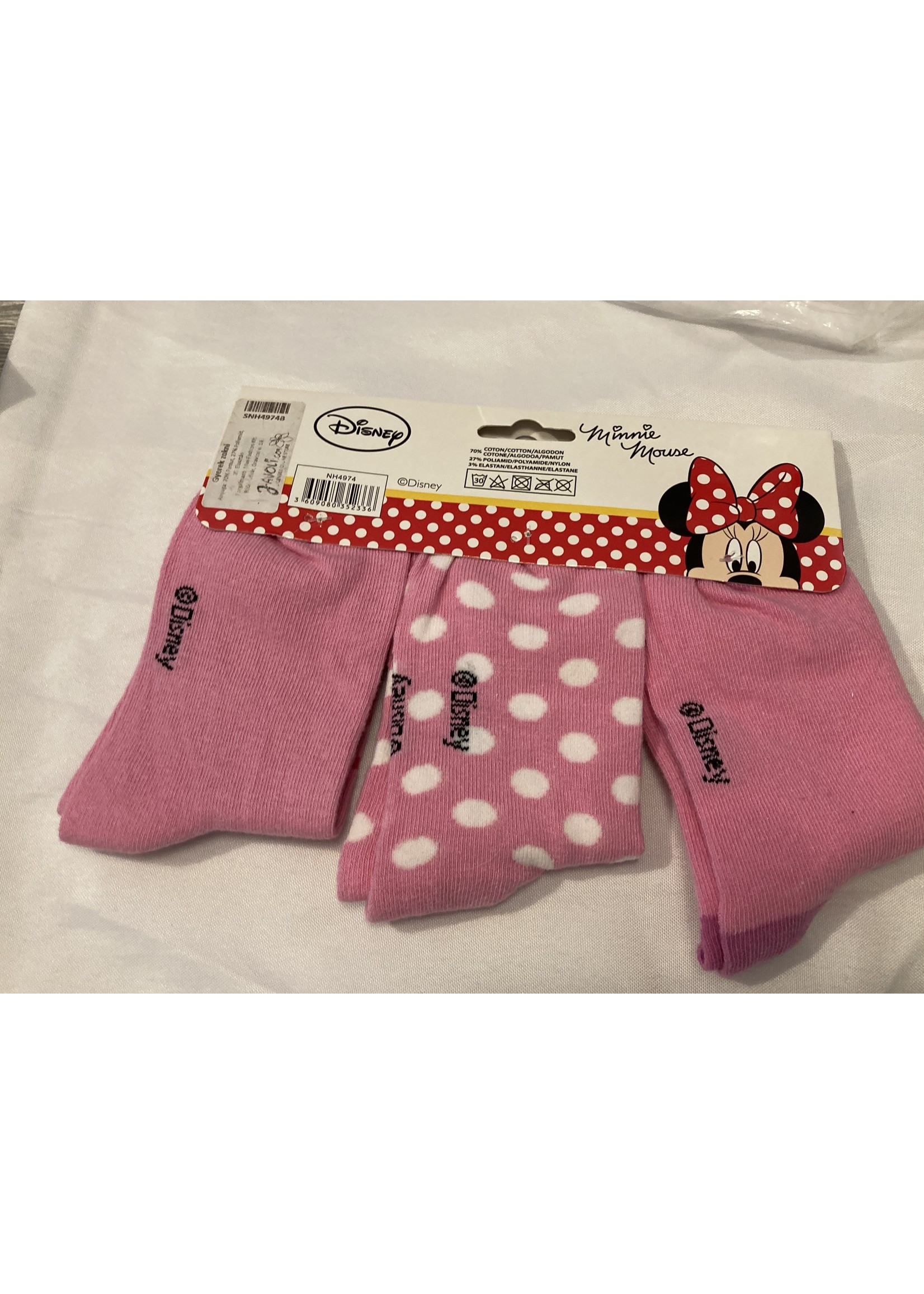 Disney Skarpetki z Myszką Minnie od Disney 3 pack