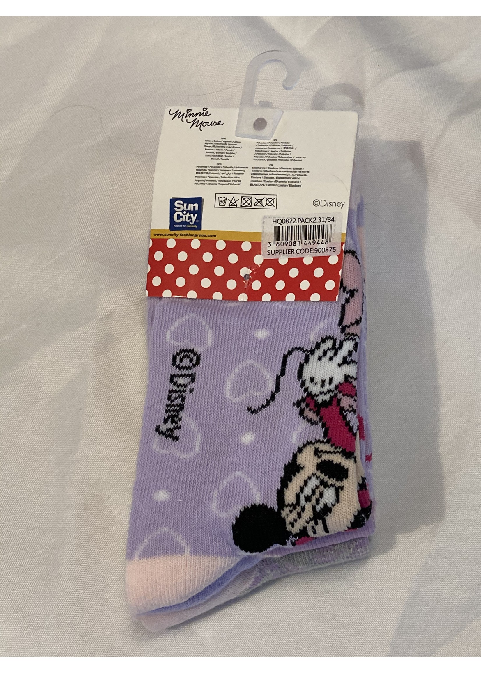 Disney Skarpetki z Myszką Minnie od Disney 3 pack