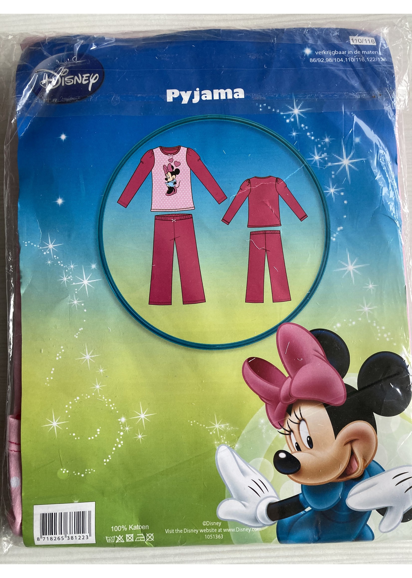 Disney Piżama Myszka Minnie z Disney różowa