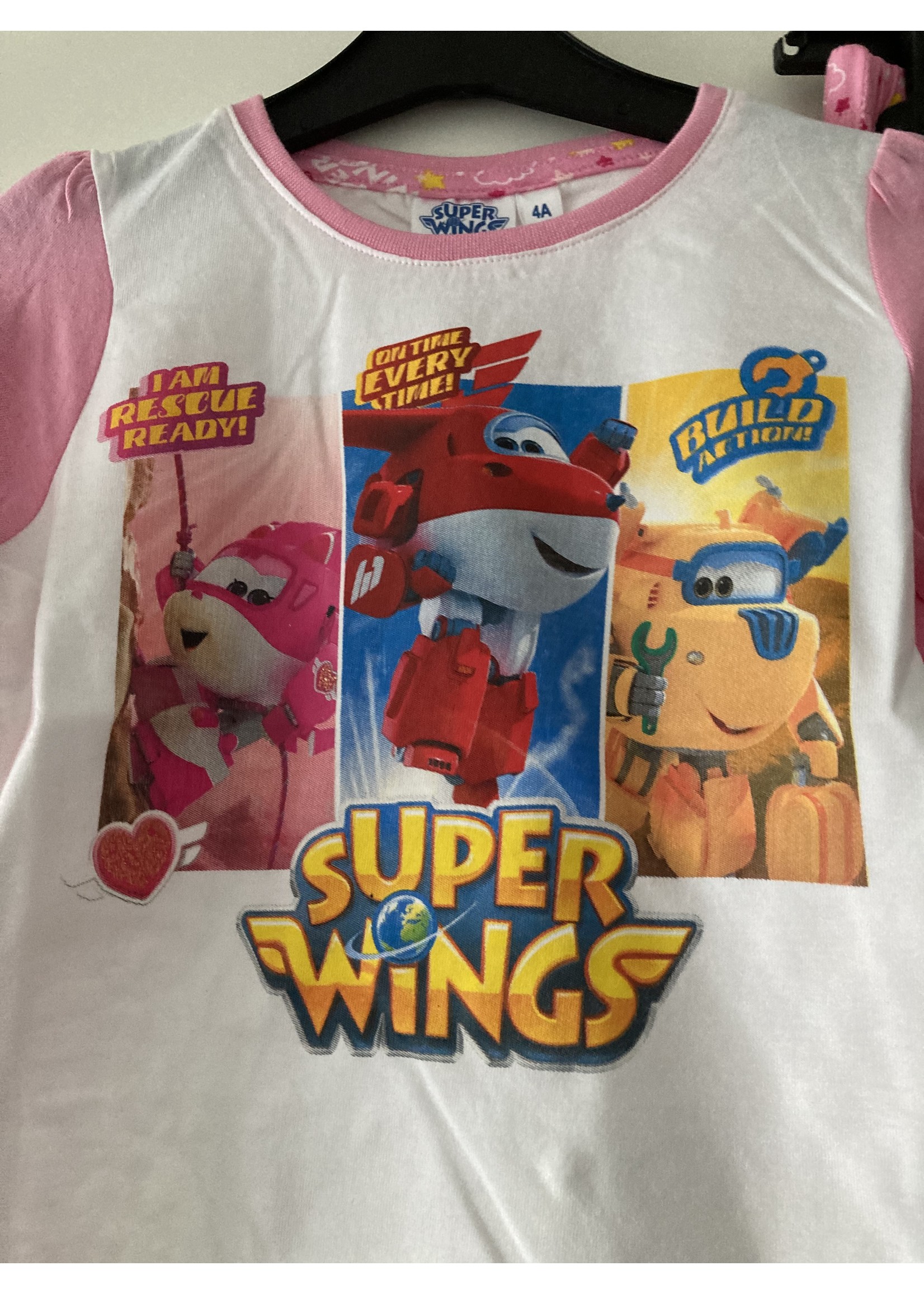 SUPER WINGS Piżama z SuperWings różowa