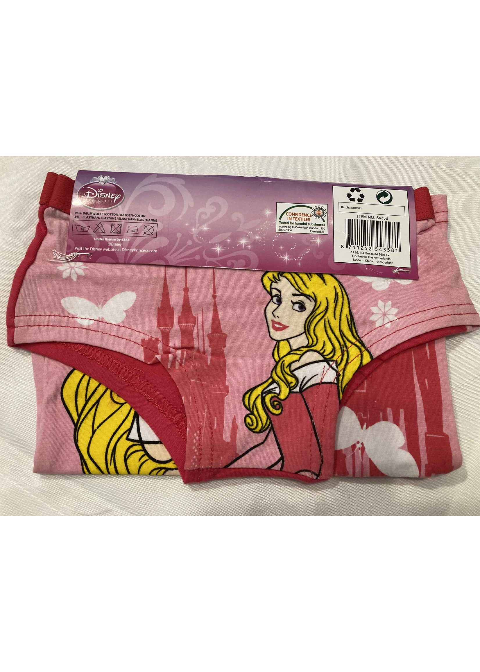 Disney Princess underwear from Disney red