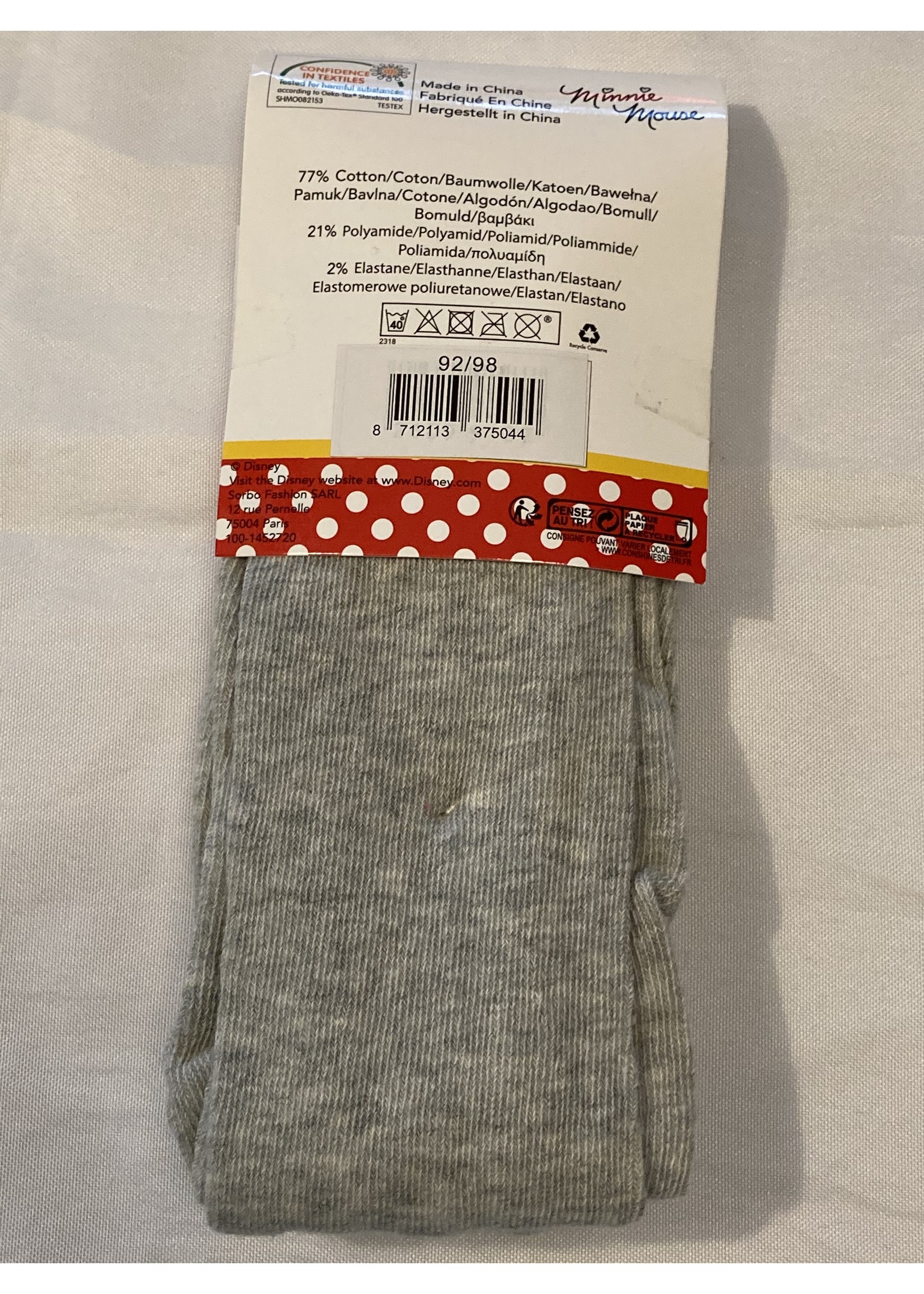 Disney Minnie Mouse tights from Disney gray