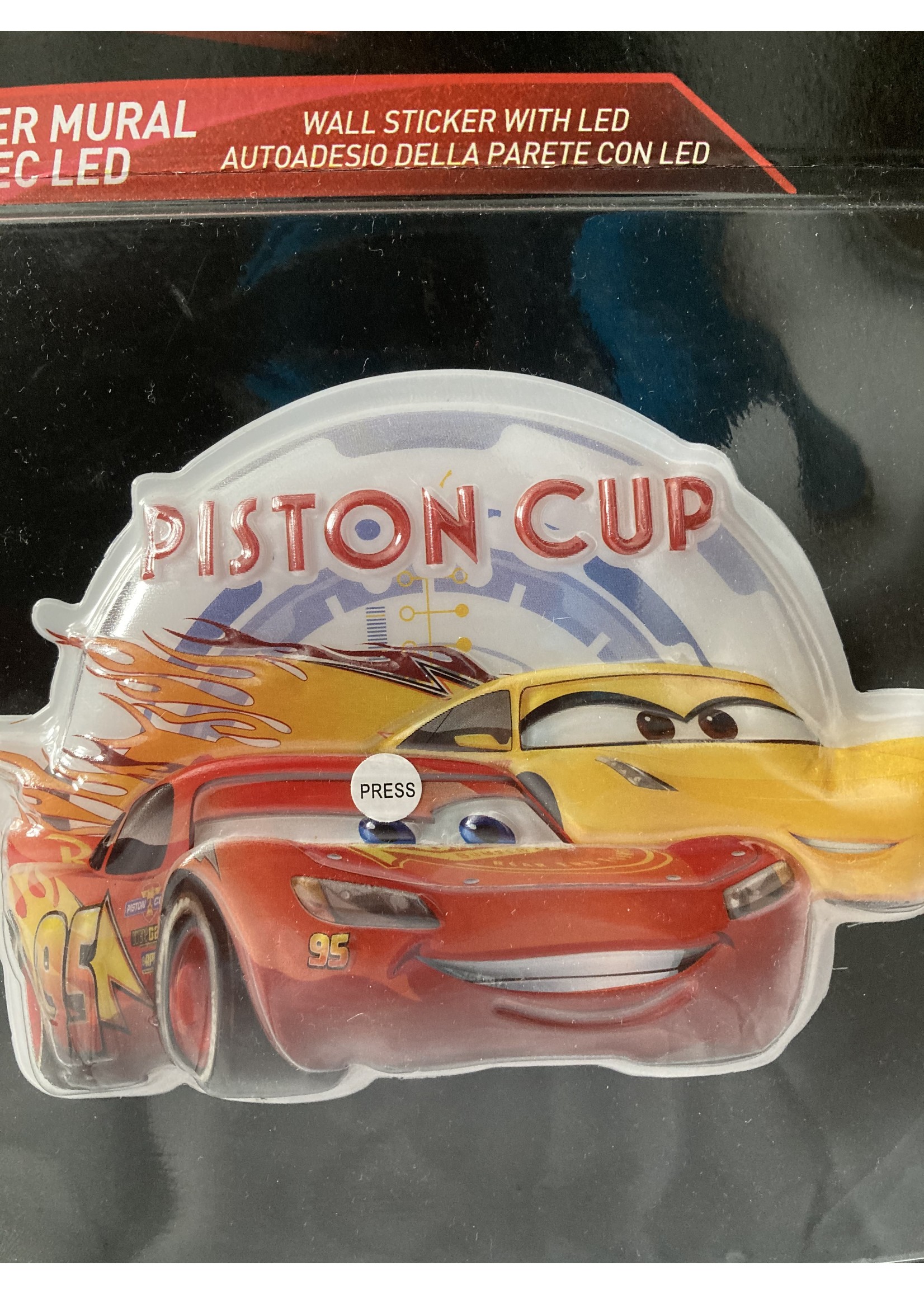 Disney Cars wall sticker with LED from Disney