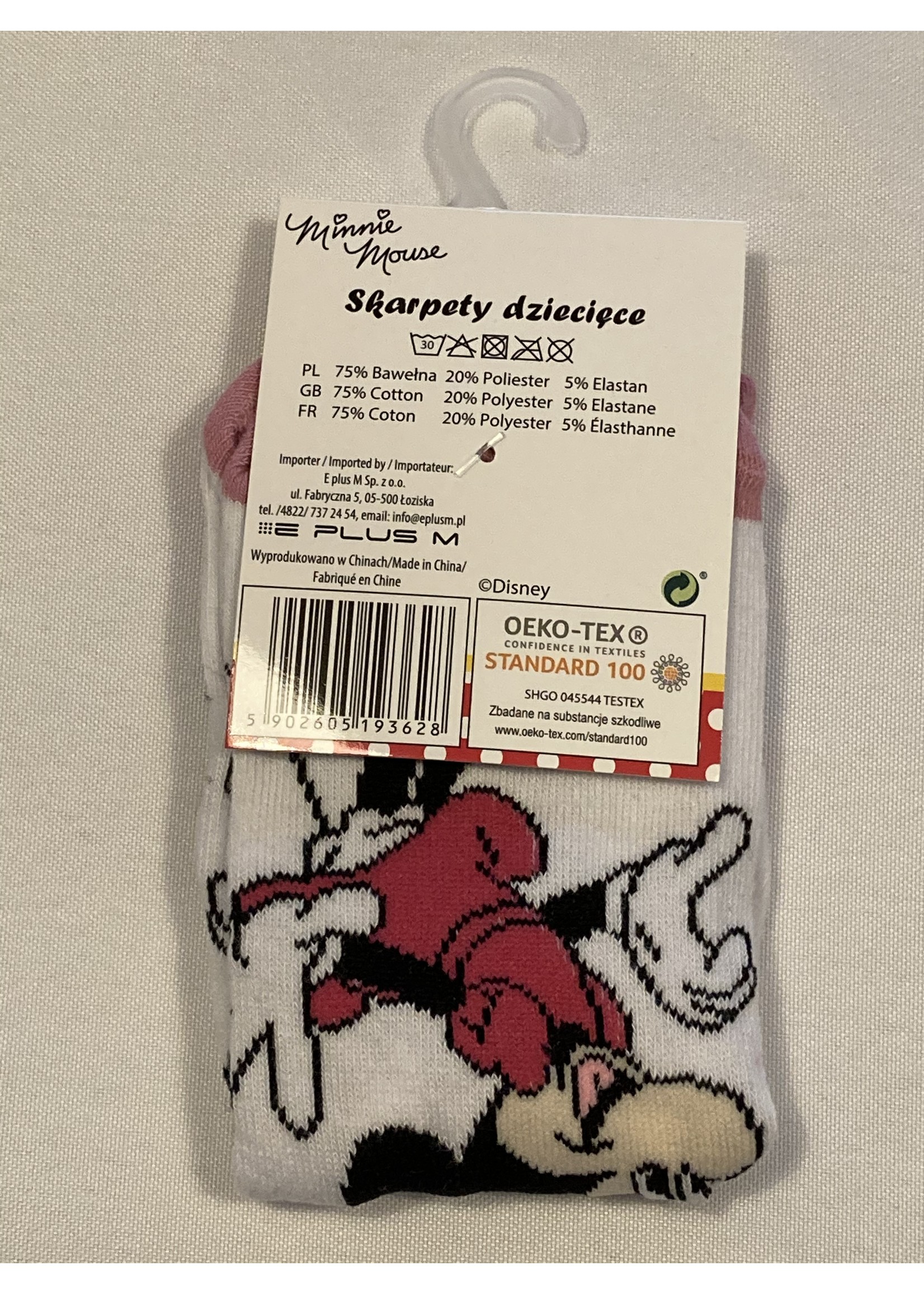 Disney Minnie Mouse socks from Disney white-pink