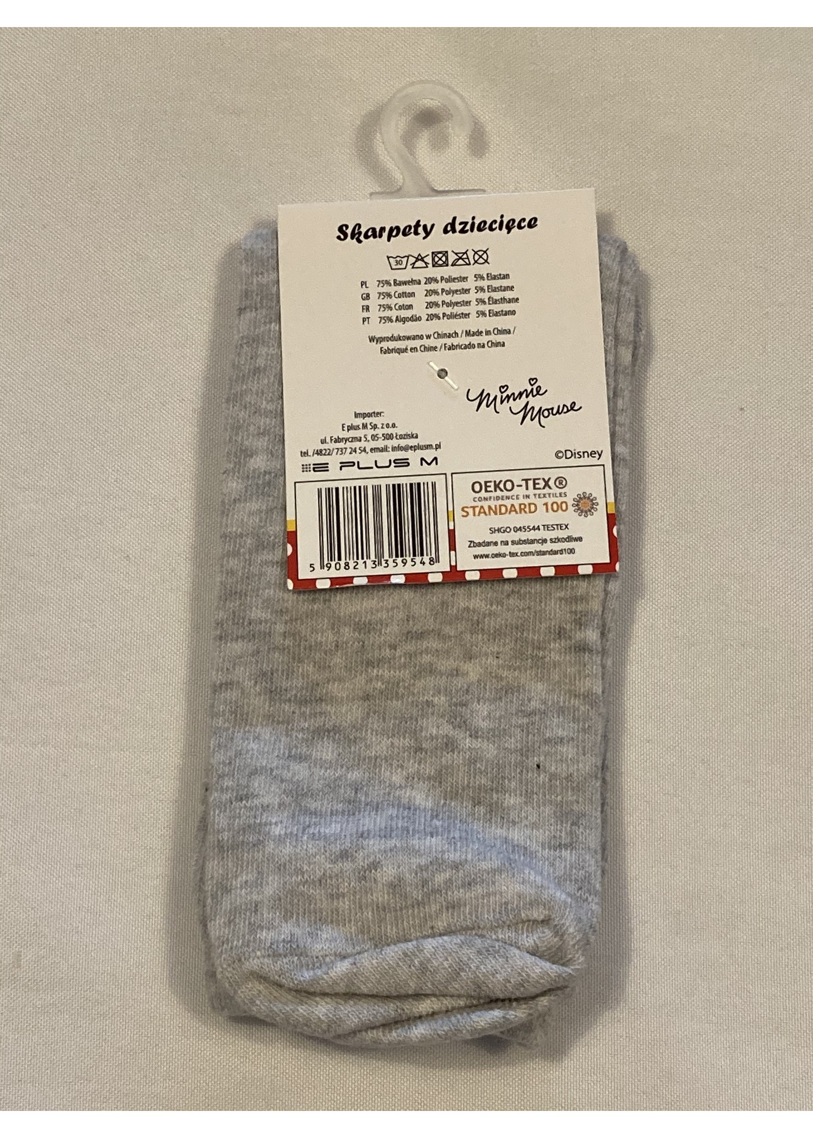 Disney Minnie Mouse socks from Disney gray