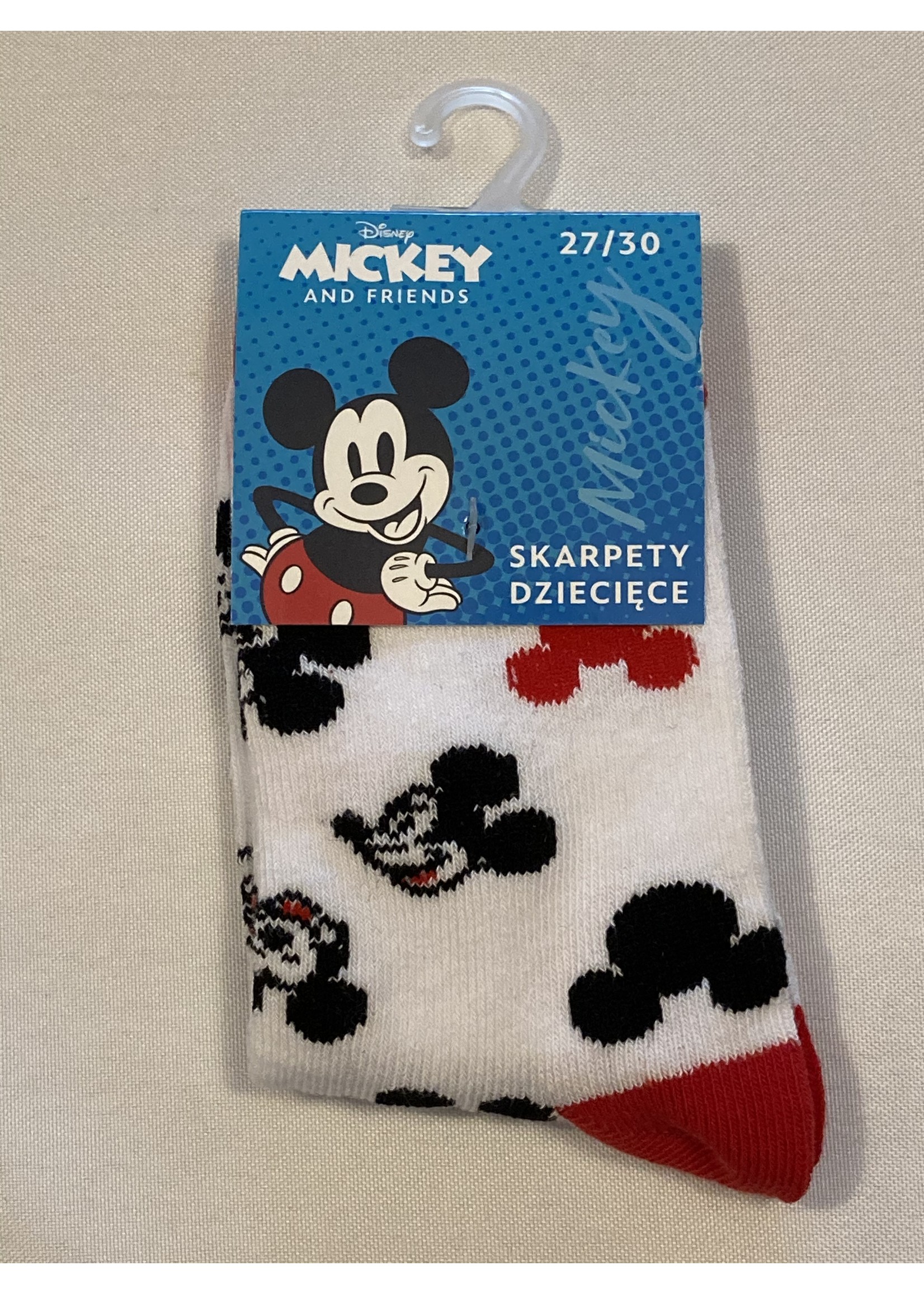 Disney Mickey Mouse socks from Disney white-red