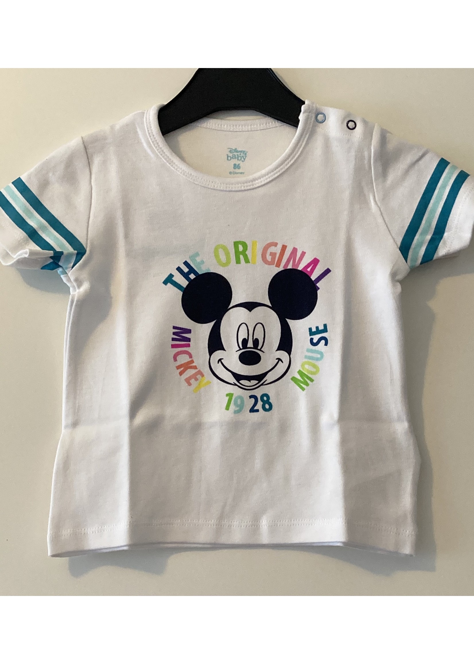 Disney baby Mickey Mouse T-shirt van Disney baby wit