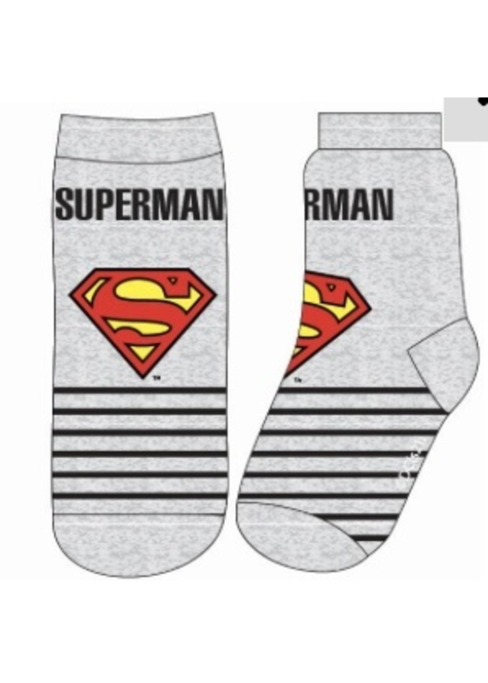 DC Comics Superman socks from DC Comics gray