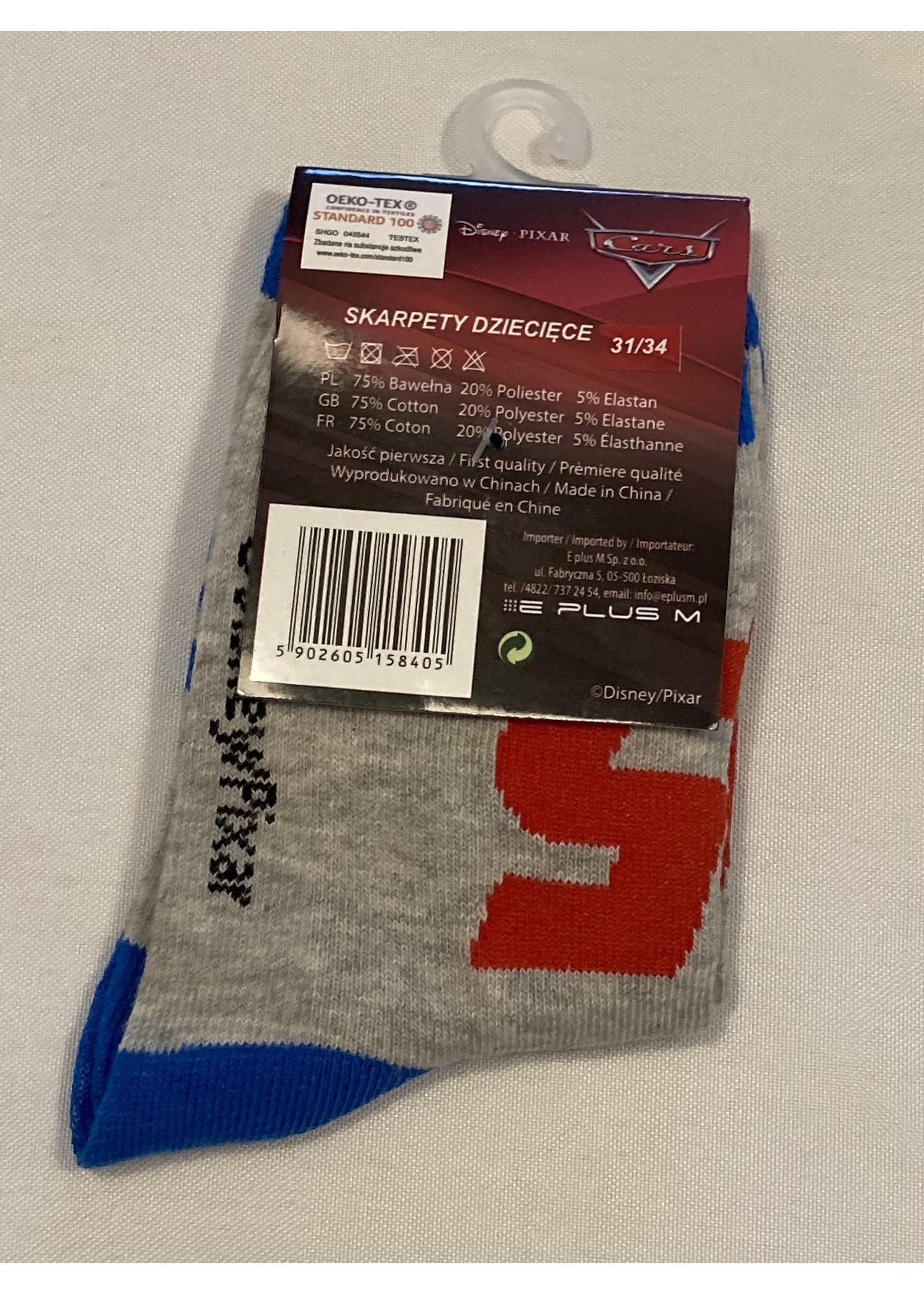 Disney Cars socks from Disney white