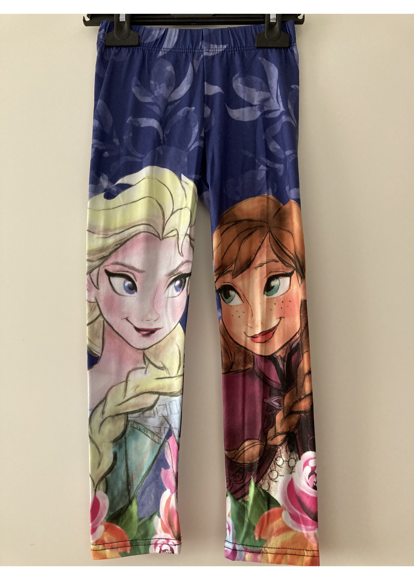 Disney Frozen legginsy z fioletu Disneya