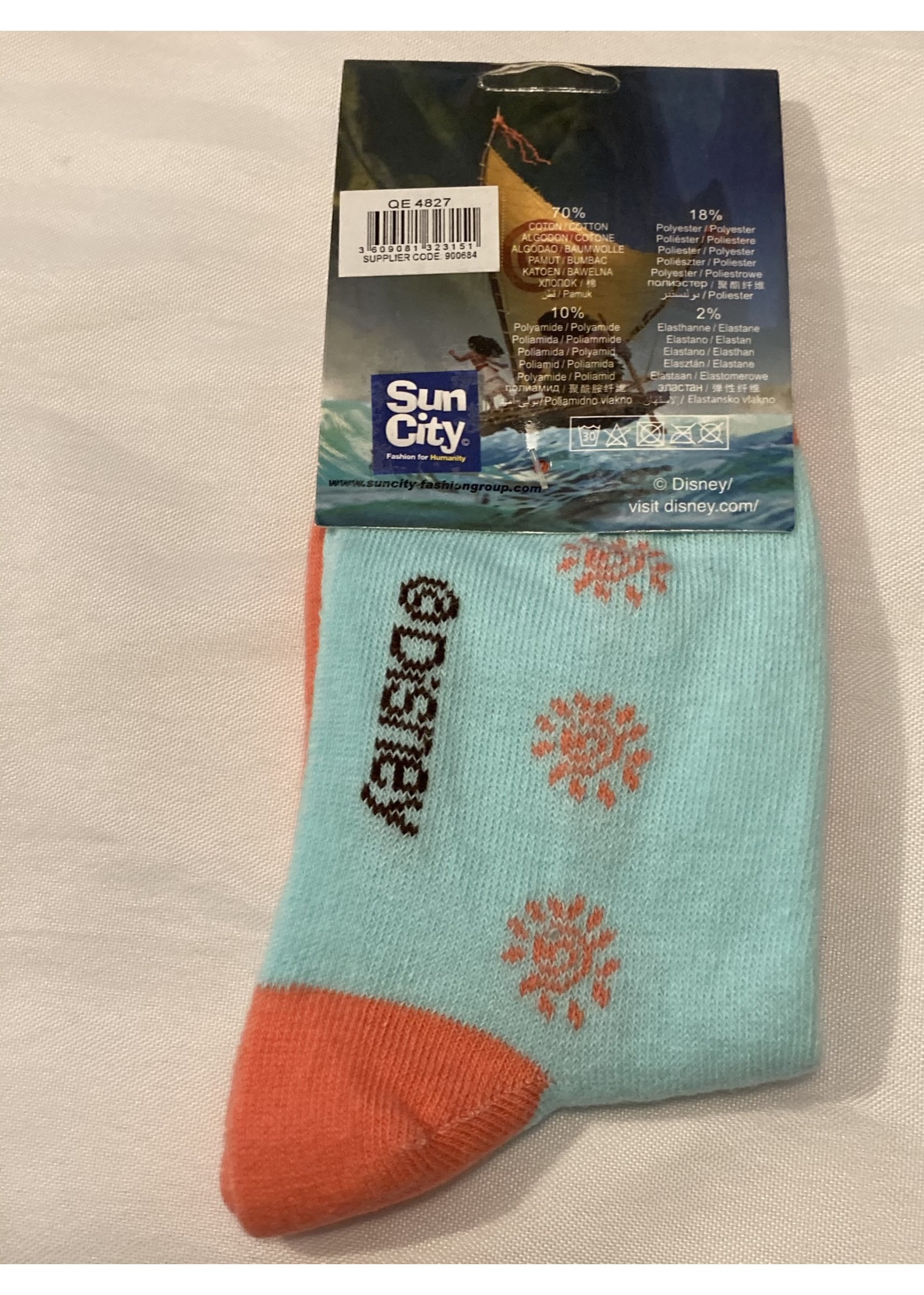 Disney Moana socks from Disney blue orange