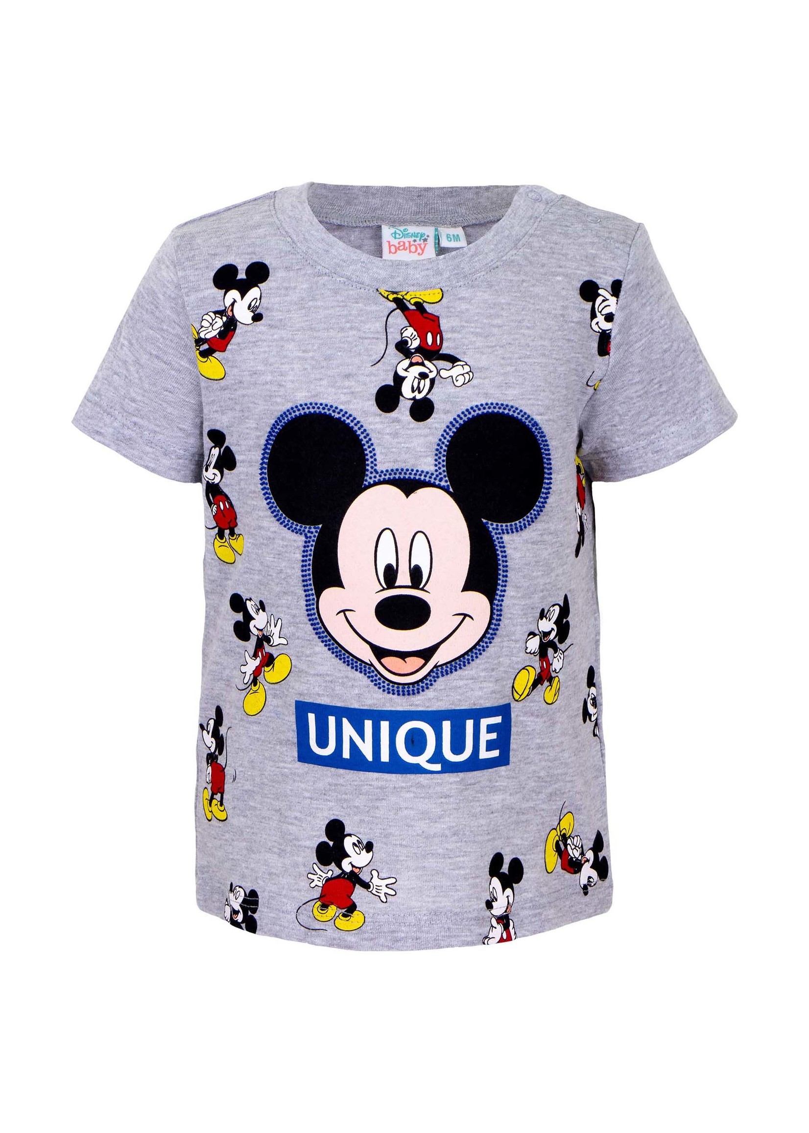 Disney baby Mickey Mouse T-shirt van Disney baby grijs
