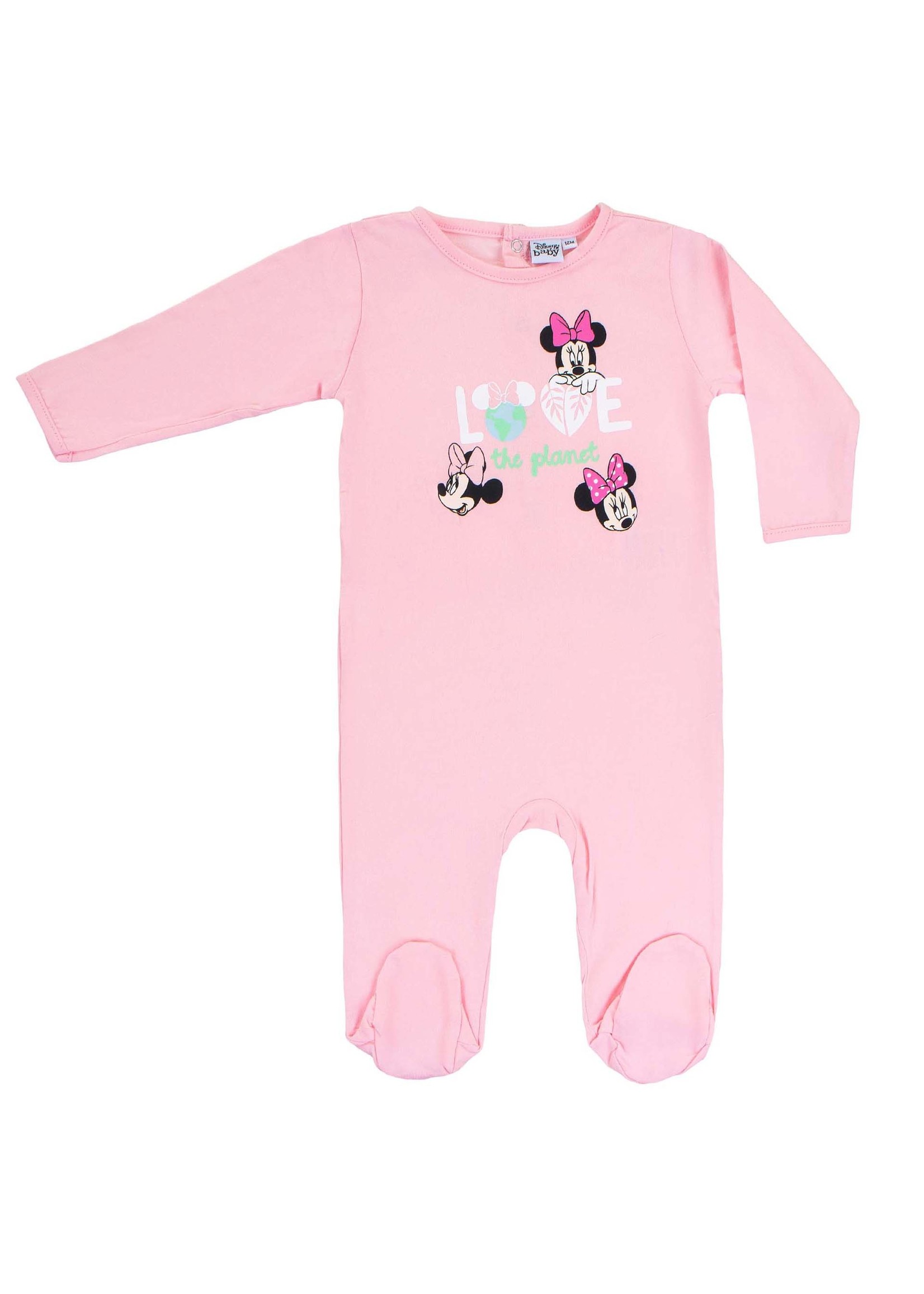 Disney baby Organiczny romper Myszka Minnie z Disney baby pink