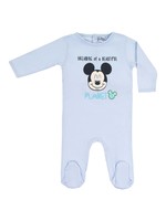 Disney baby Kombinezony Mickey bio niebieskie