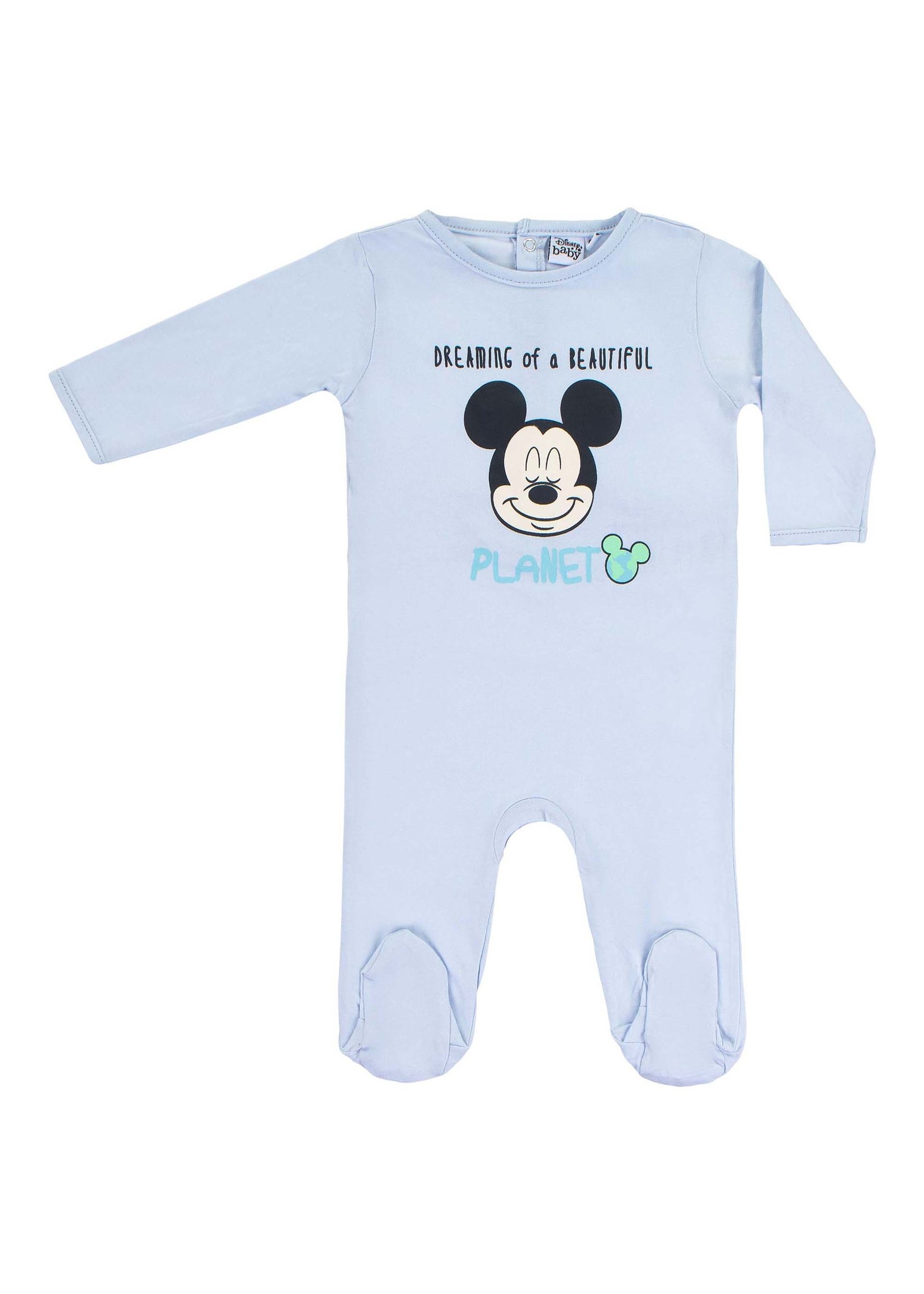 Disney baby Organiczny romper Myszka Miki z Disney baby blue