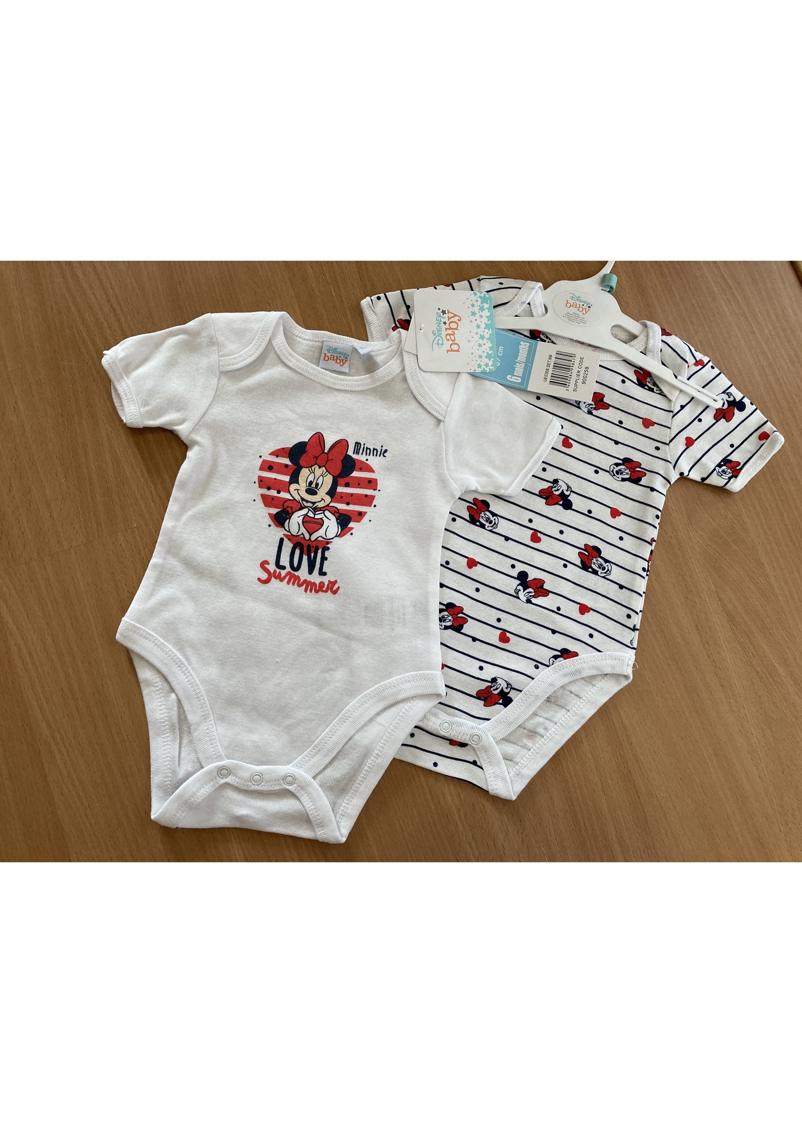 Disney baby Minnie Mouse rompers from Disney baby 2 pack