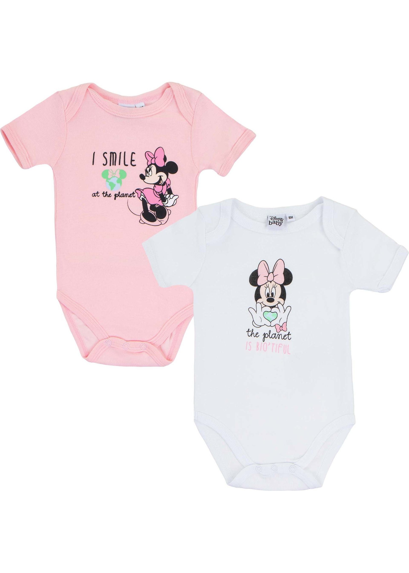 Disney baby Minnie Mouse organic rompers from Disney baby 2 pack