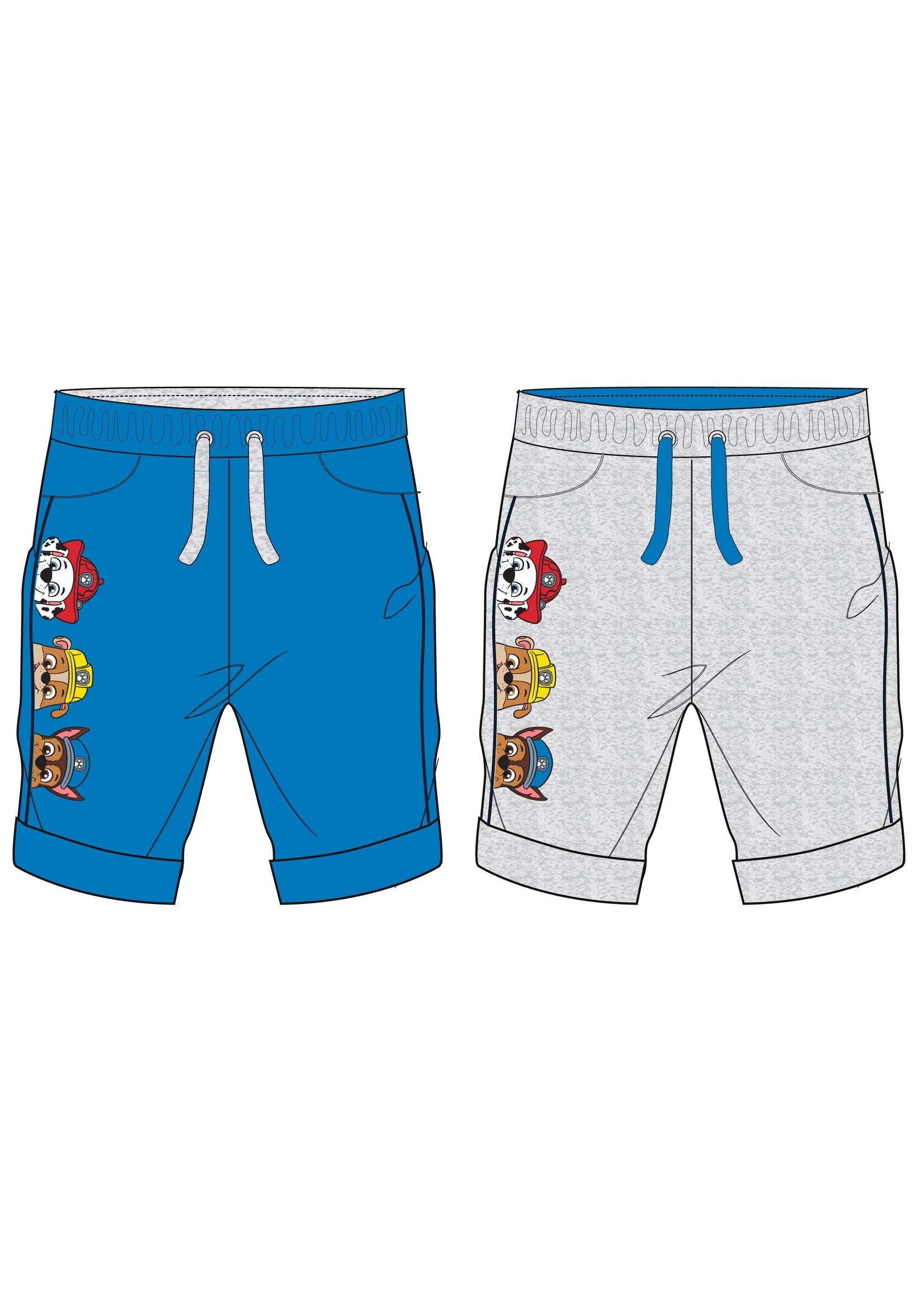 Nickelodeon Paw Patrol short van Nickelodeon grijs