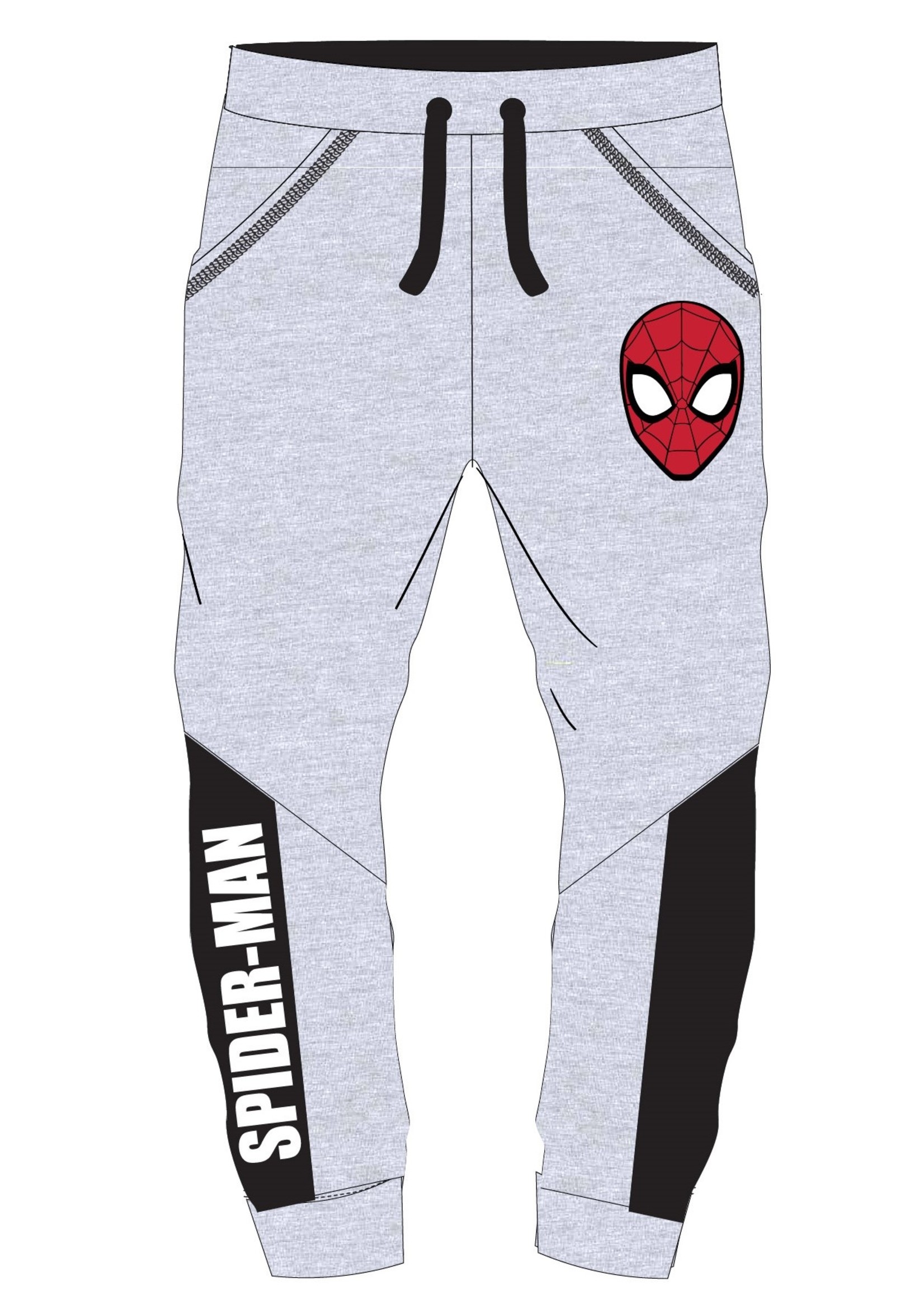 Marvel Spodnie dresowe Spiderman od Marvel szare