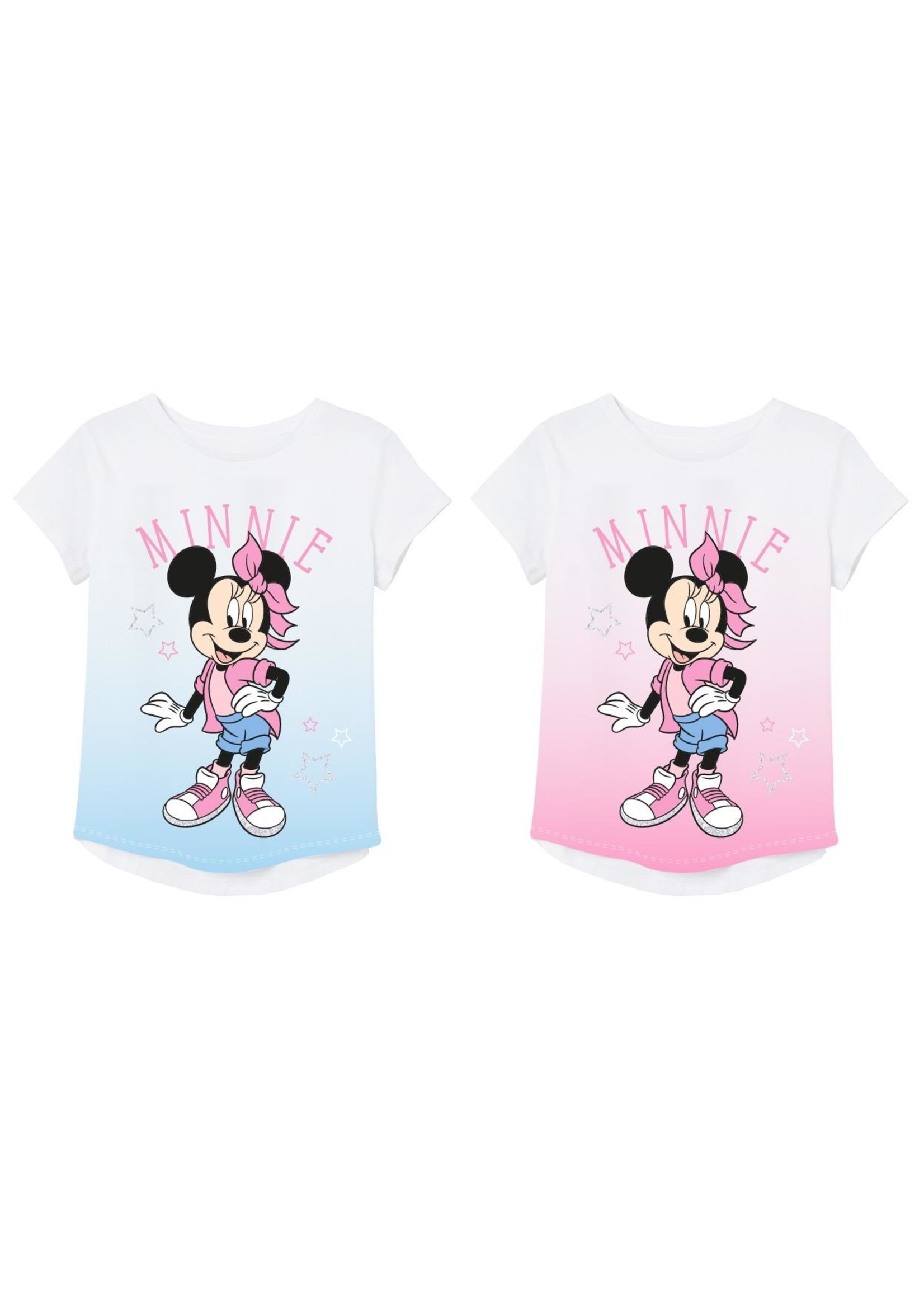 Disney Koszulka z Myszką Minnie z Disney różowa