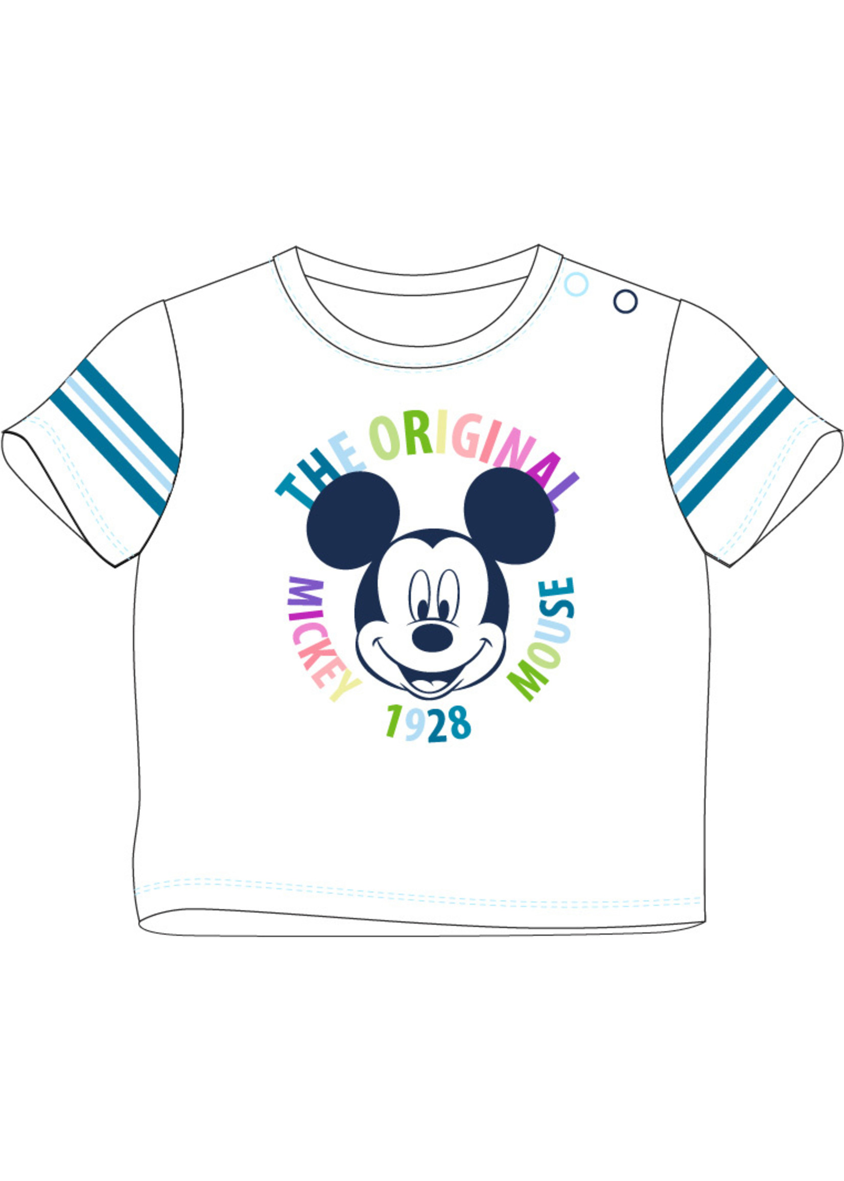 Disney baby Mickey Mouse T-shirt van Disney baby wit