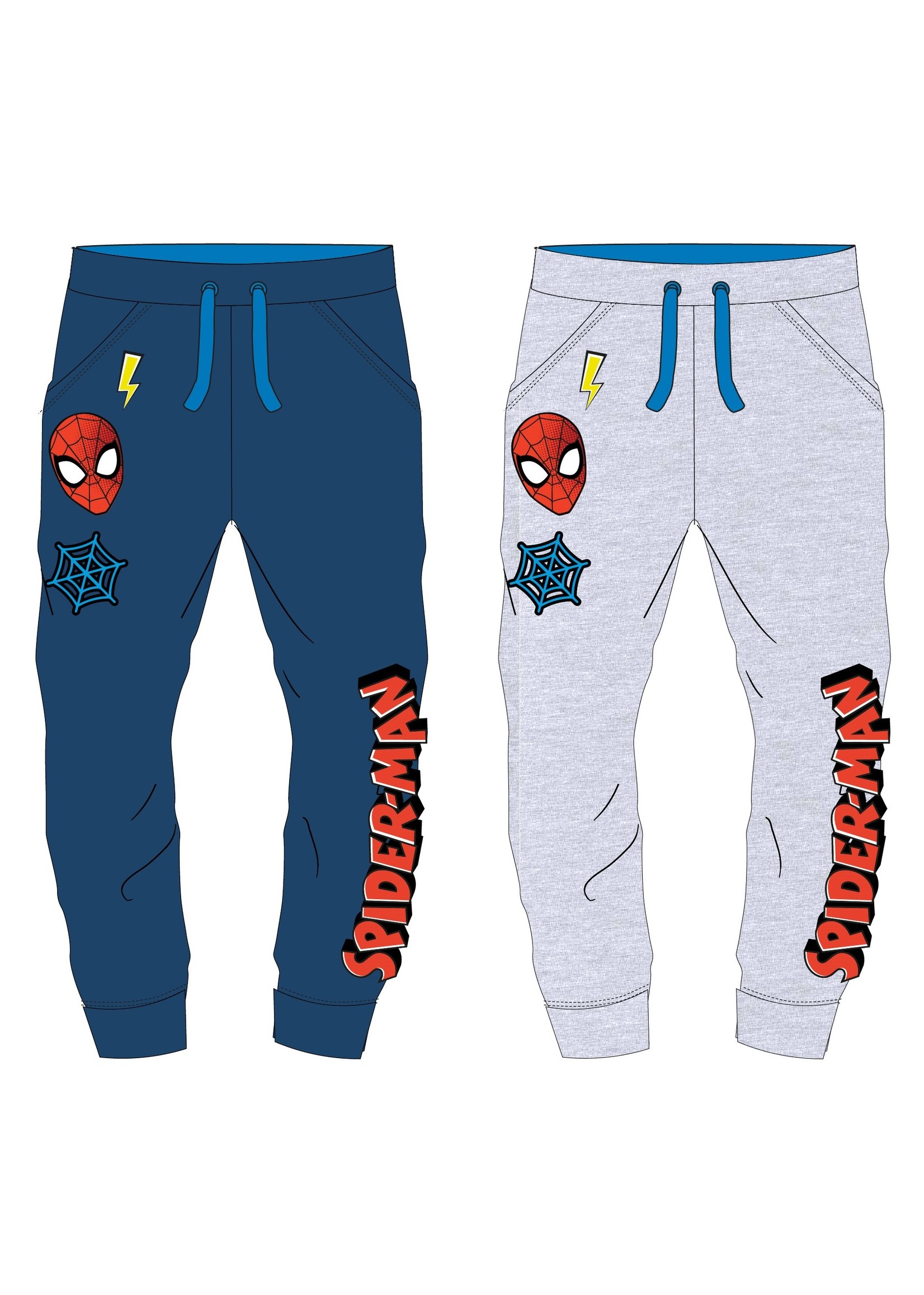 Marvel Spodnie dresowe Spiderman z Marvel Navy Blue