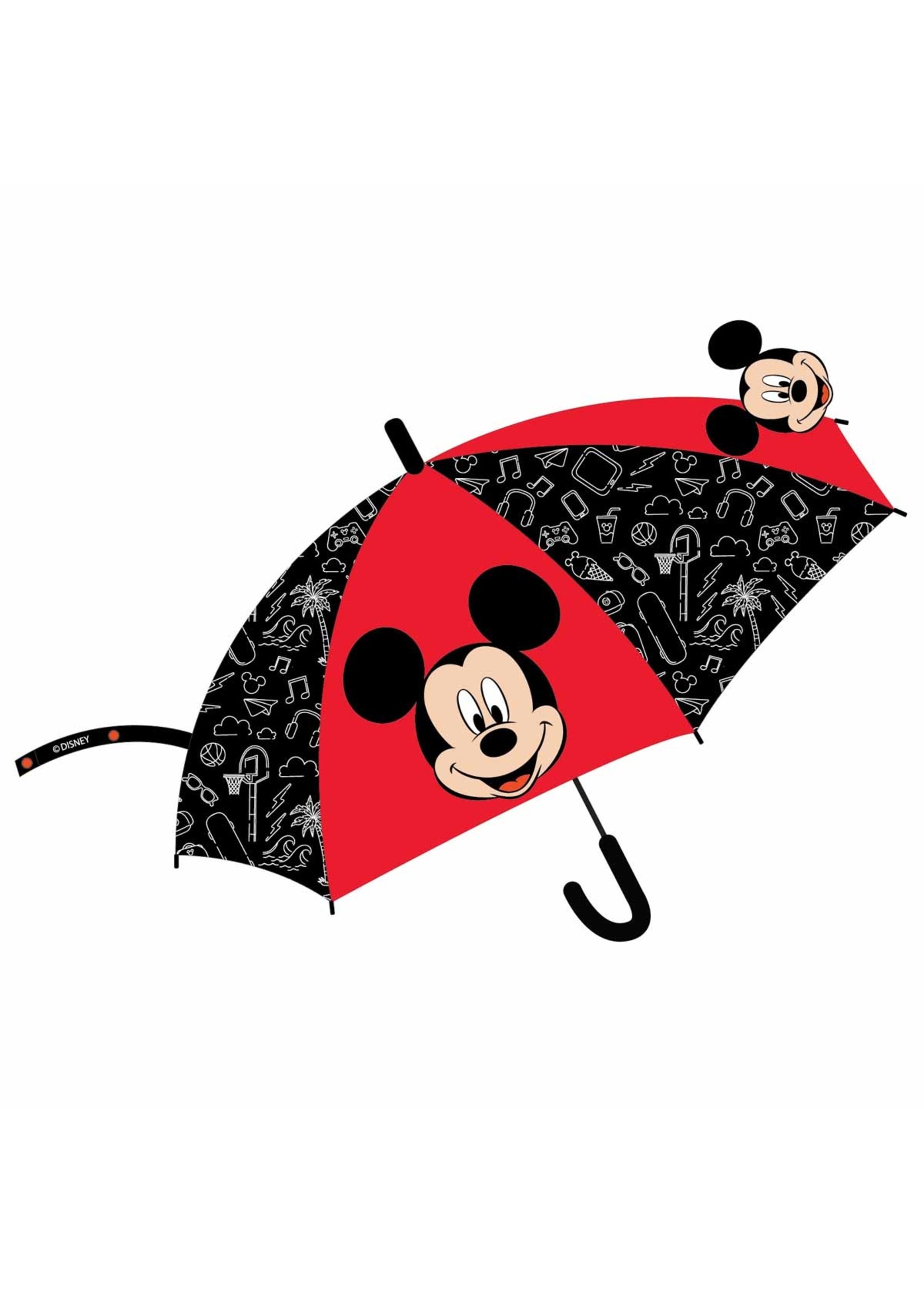 Disney Mickey Mouse paraplu van Disney rood-zwart