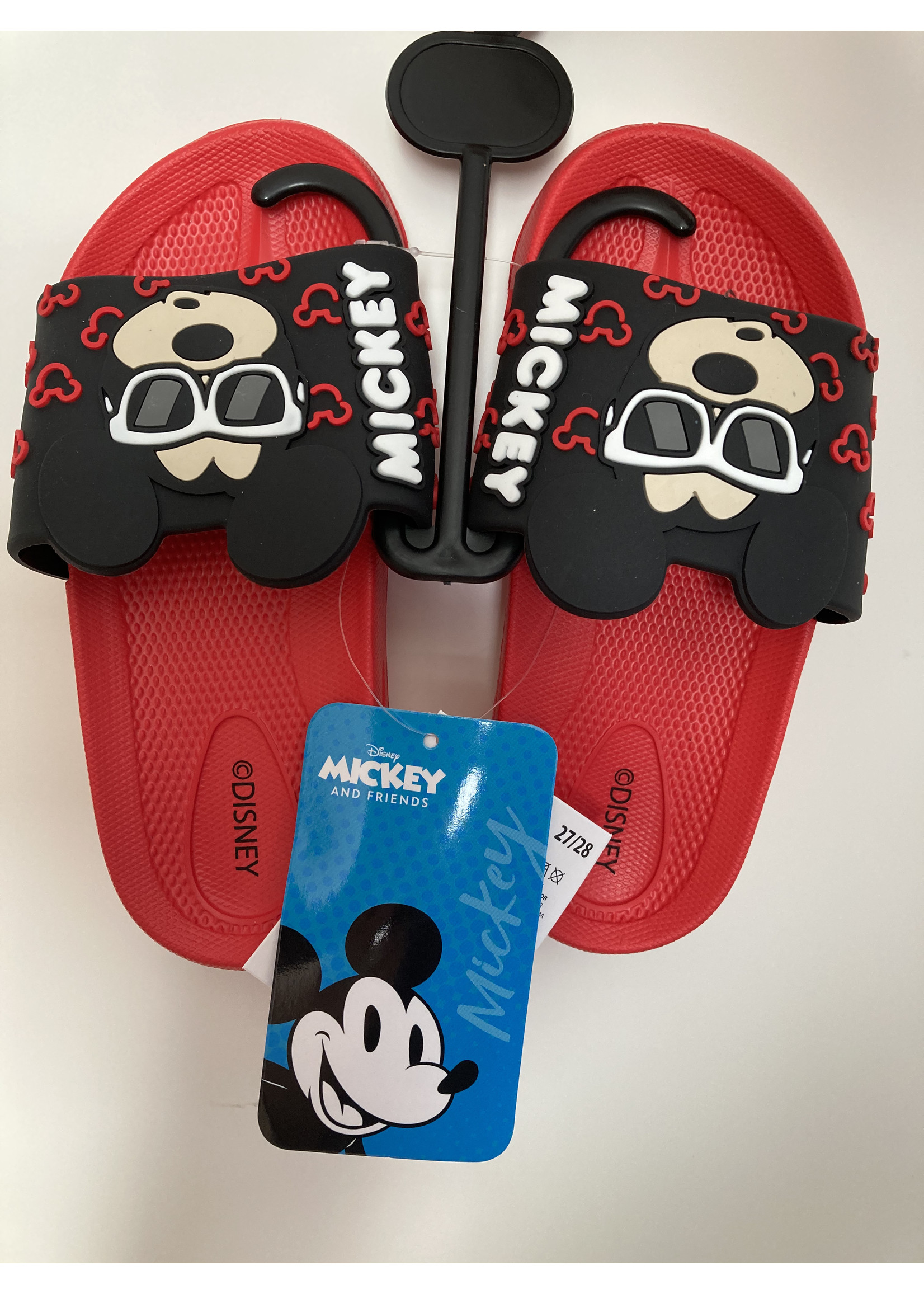 Disney Mickey Mouse bath slippers from Disney red