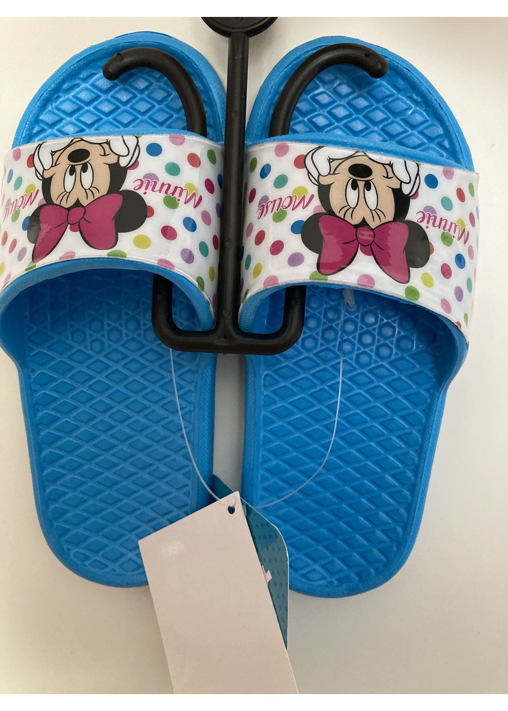 Disney Minnie Mouse badslippers van Disney blauw