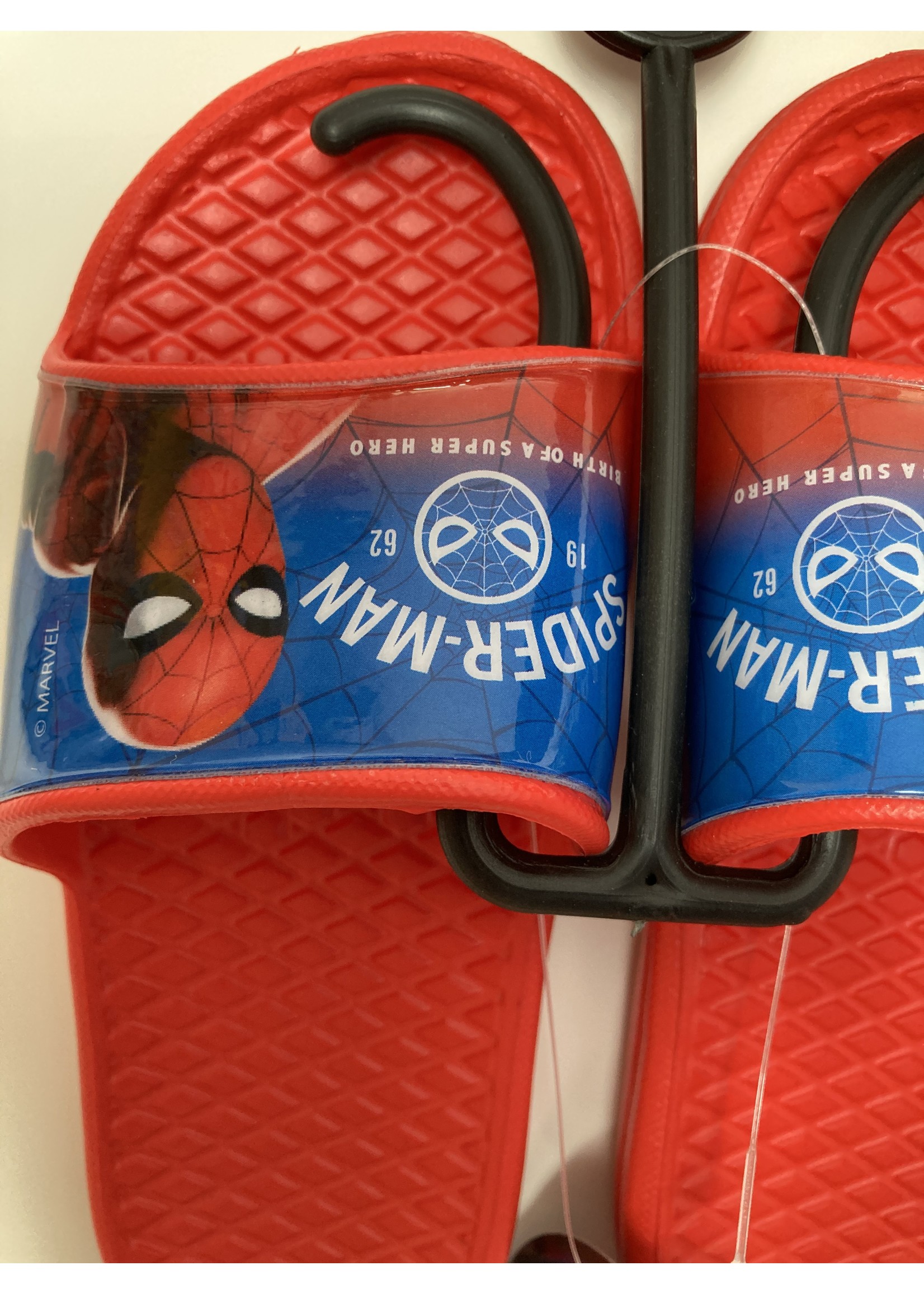 Marvel Spiderman bath slippers from Marvel red