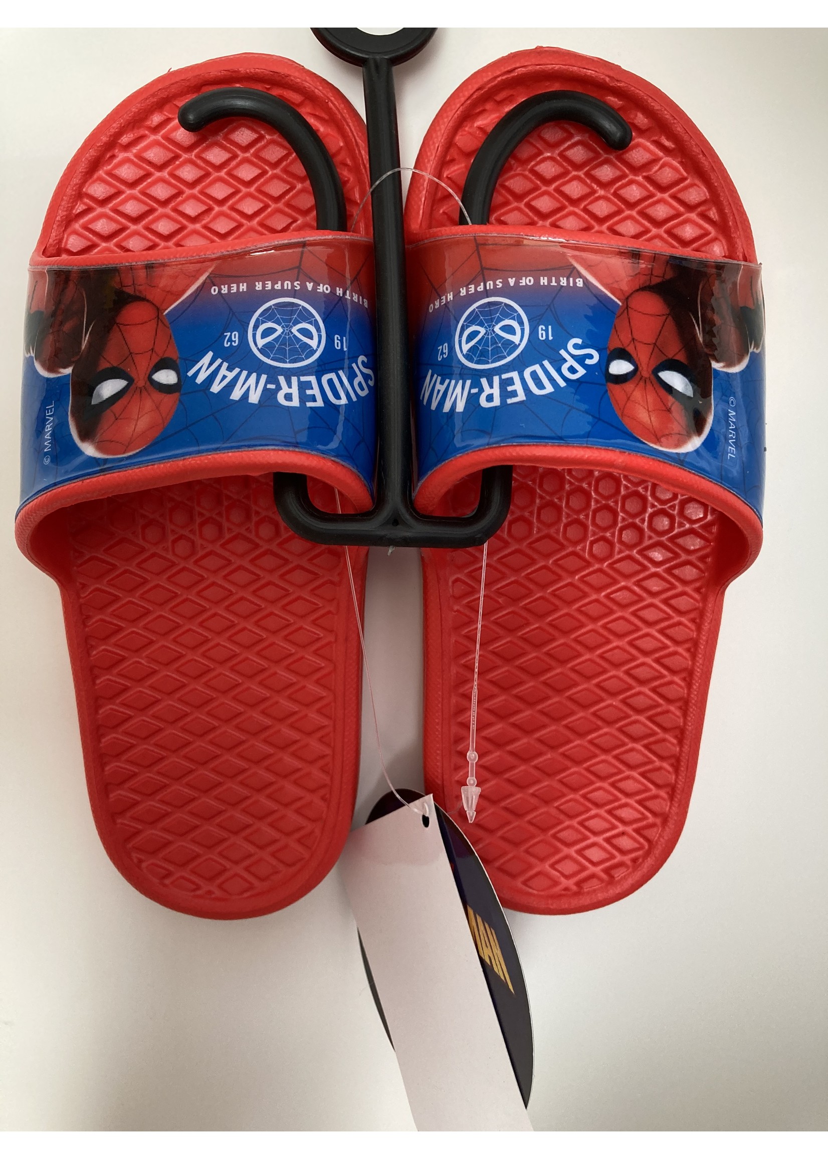 Marvel Spiderman bath slippers from Marvel red