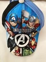 Marvel Czapka baseballowa Avengers czarno-niebieska