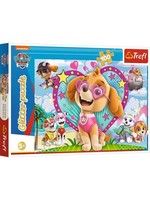 Nickelodeon Puzzle z brokatem Skye 100