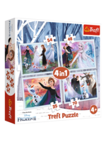 Disney Puzzle Kraina Lodu II 4w1