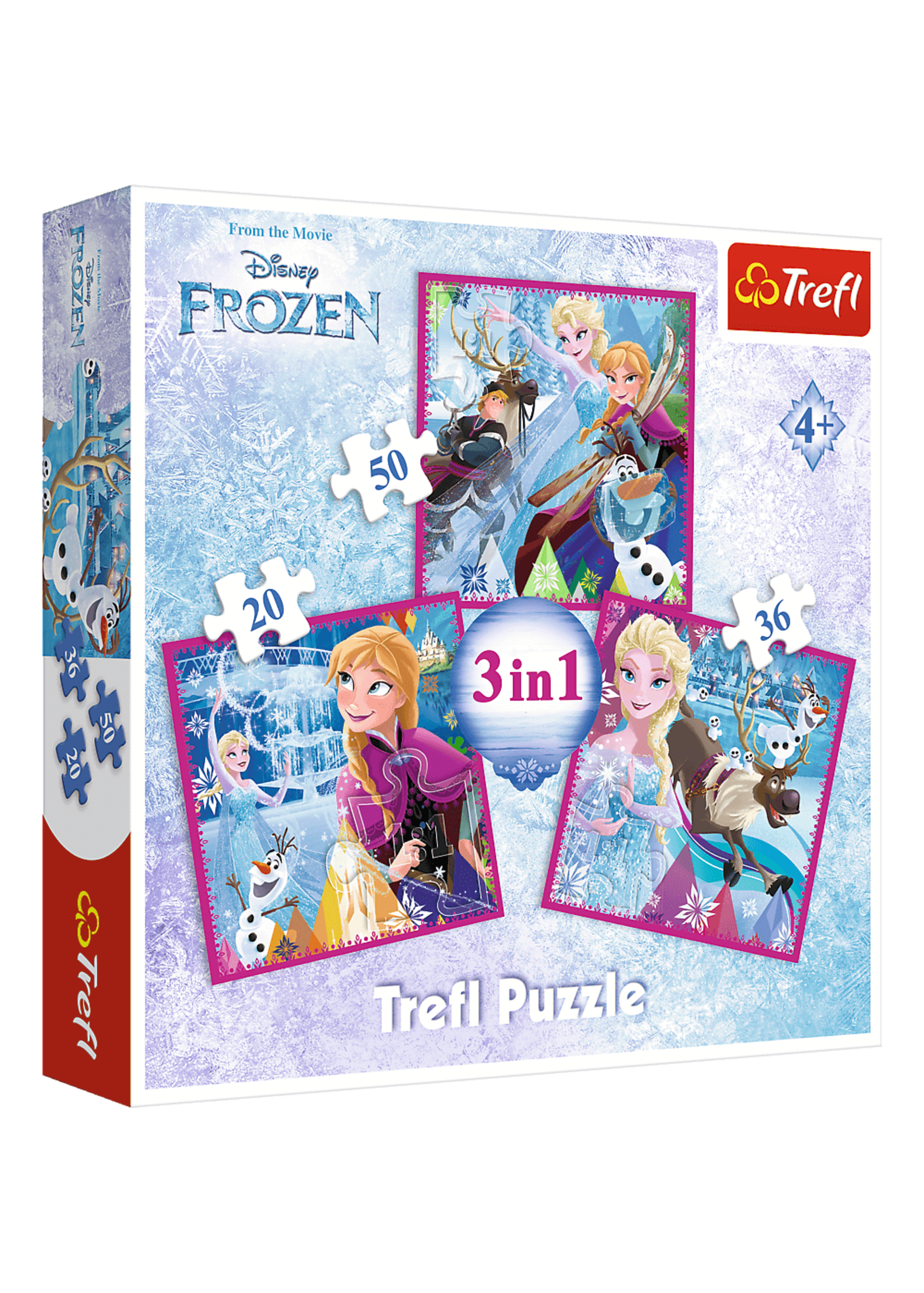 Disney Frozen 3 in 1 puzzel van Disney