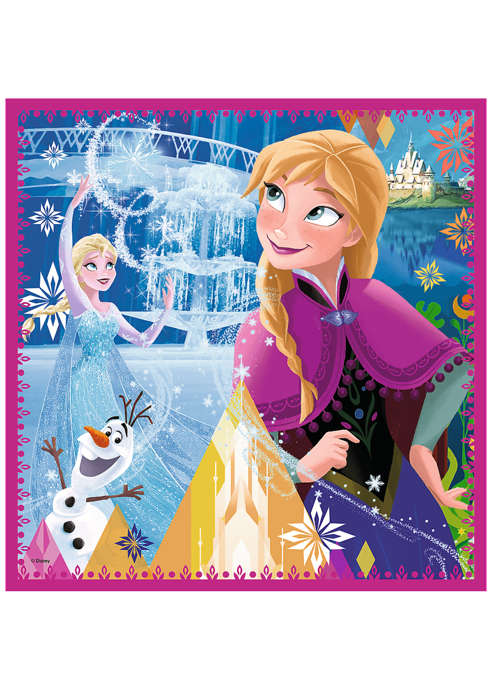Disney Frozen 3 in 1 puzzel van Disney