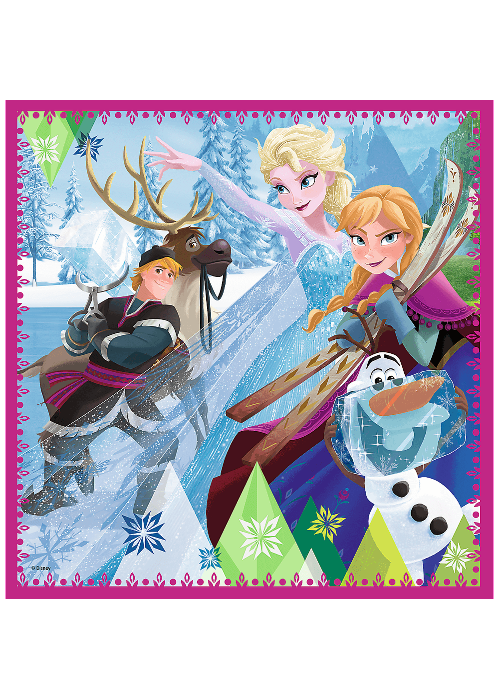 Disney Frozen 3 in 1 puzzle from Disney