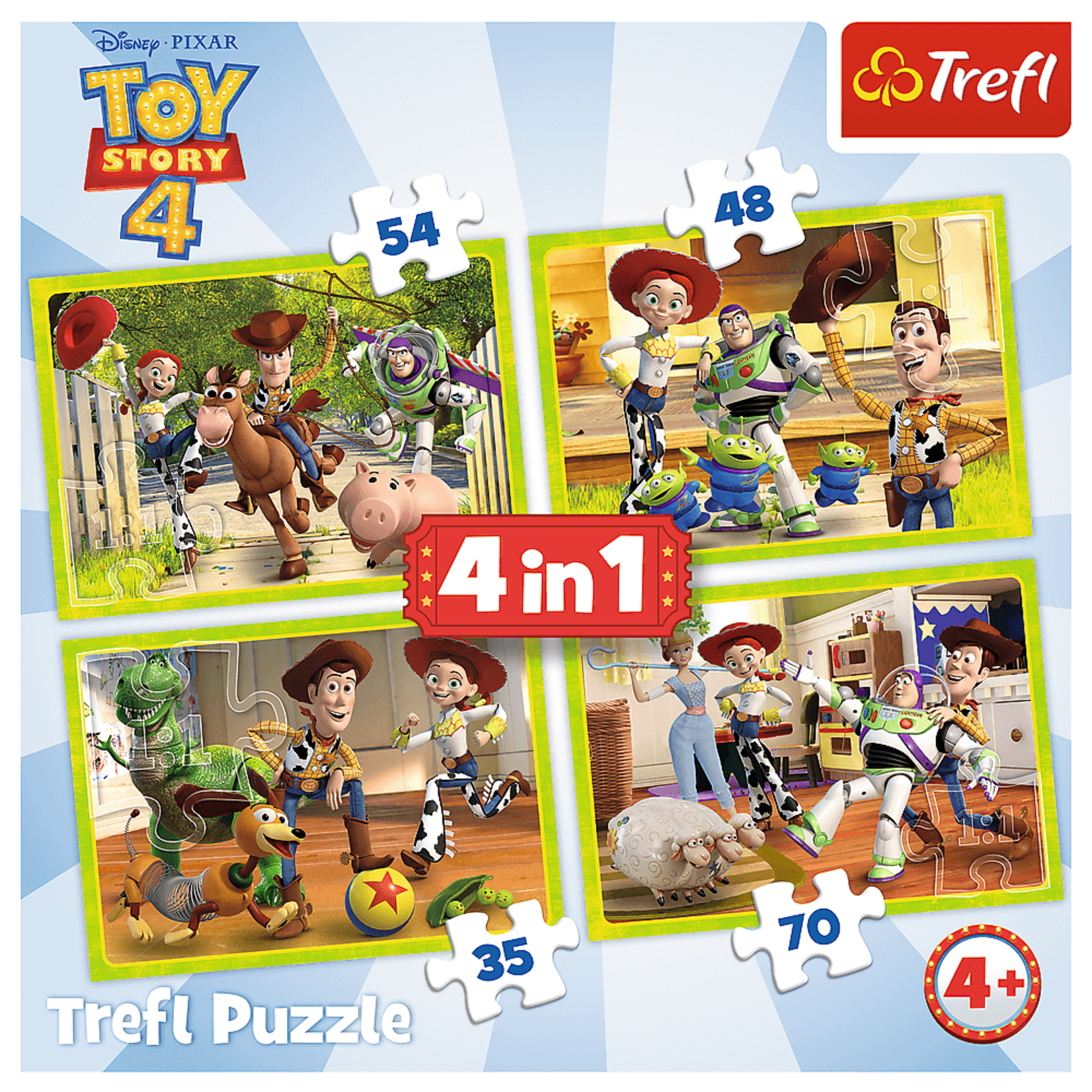 Vergemakkelijken lucht in het midden van niets Disney Toy Story 4 in 1 puzzel van Disney - coolkidsworld Vergemakkelijken lucht in het midden van niets Disney Toy Story 4 in 1 puzzel van Disney - coolkidsworld