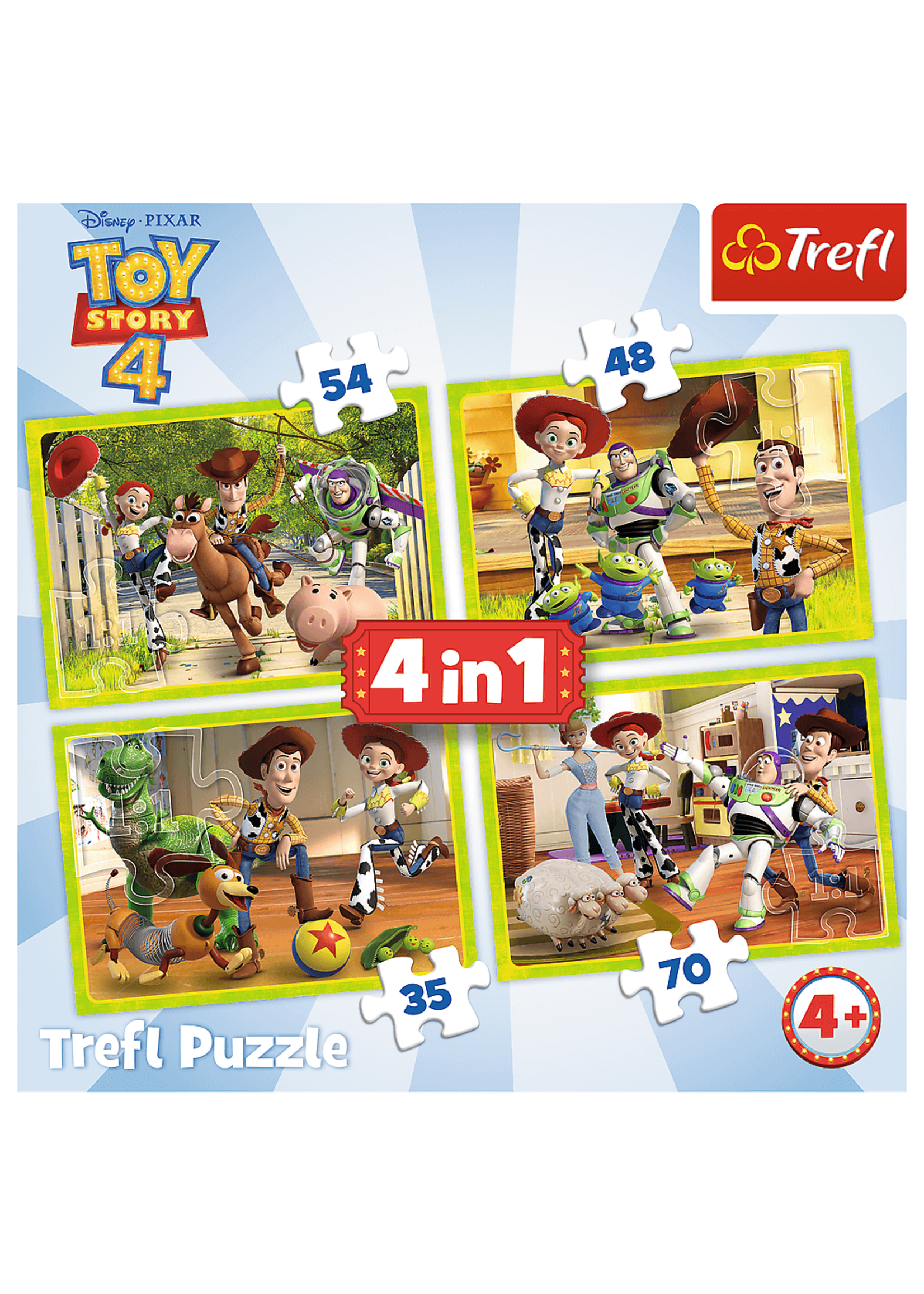 Disney Toy Story 4 in 1 puzzle from Disney
